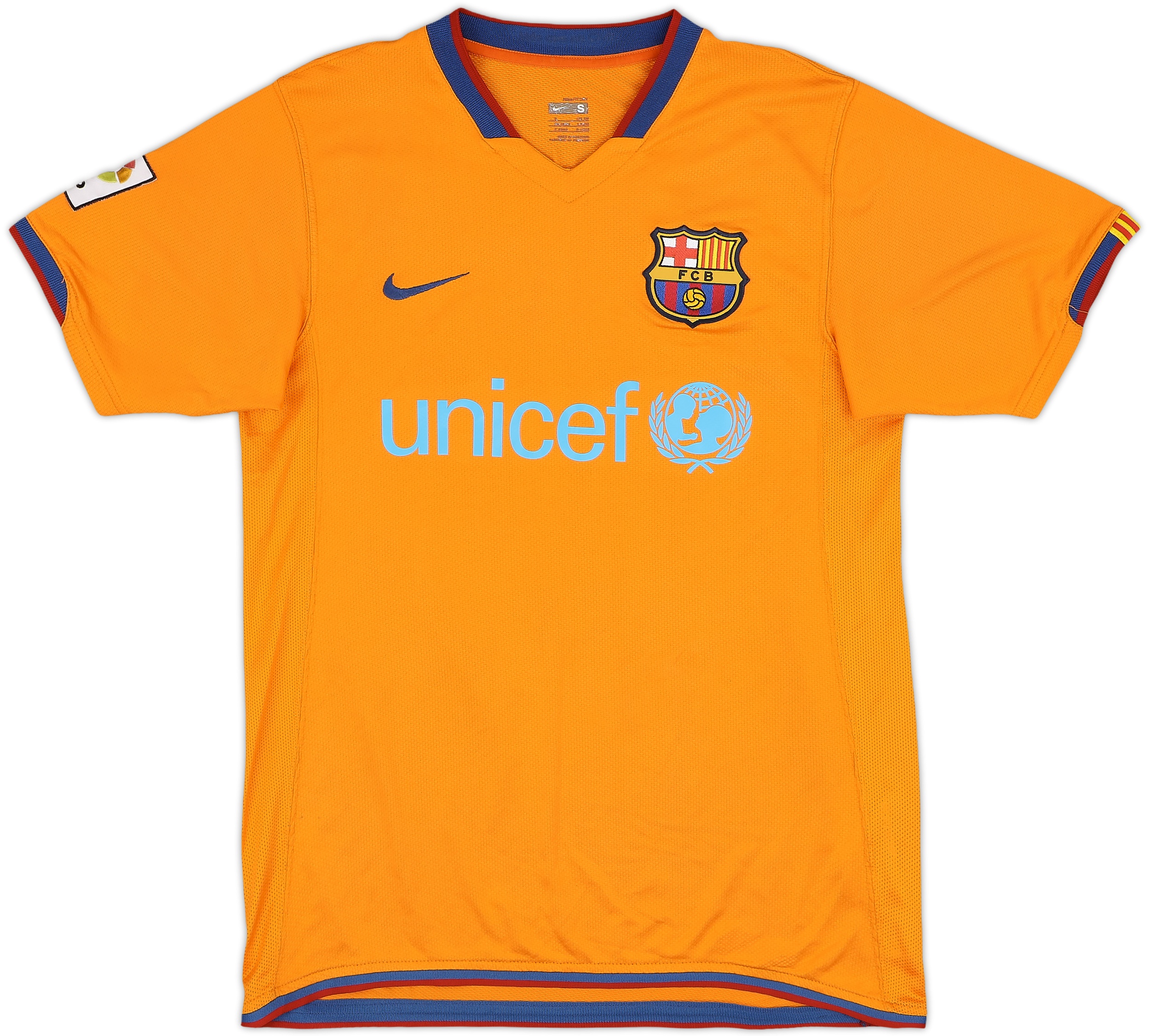 2006-08 Barcelona Away Shirt Ronaldinho #10 - 8/10 - (S)