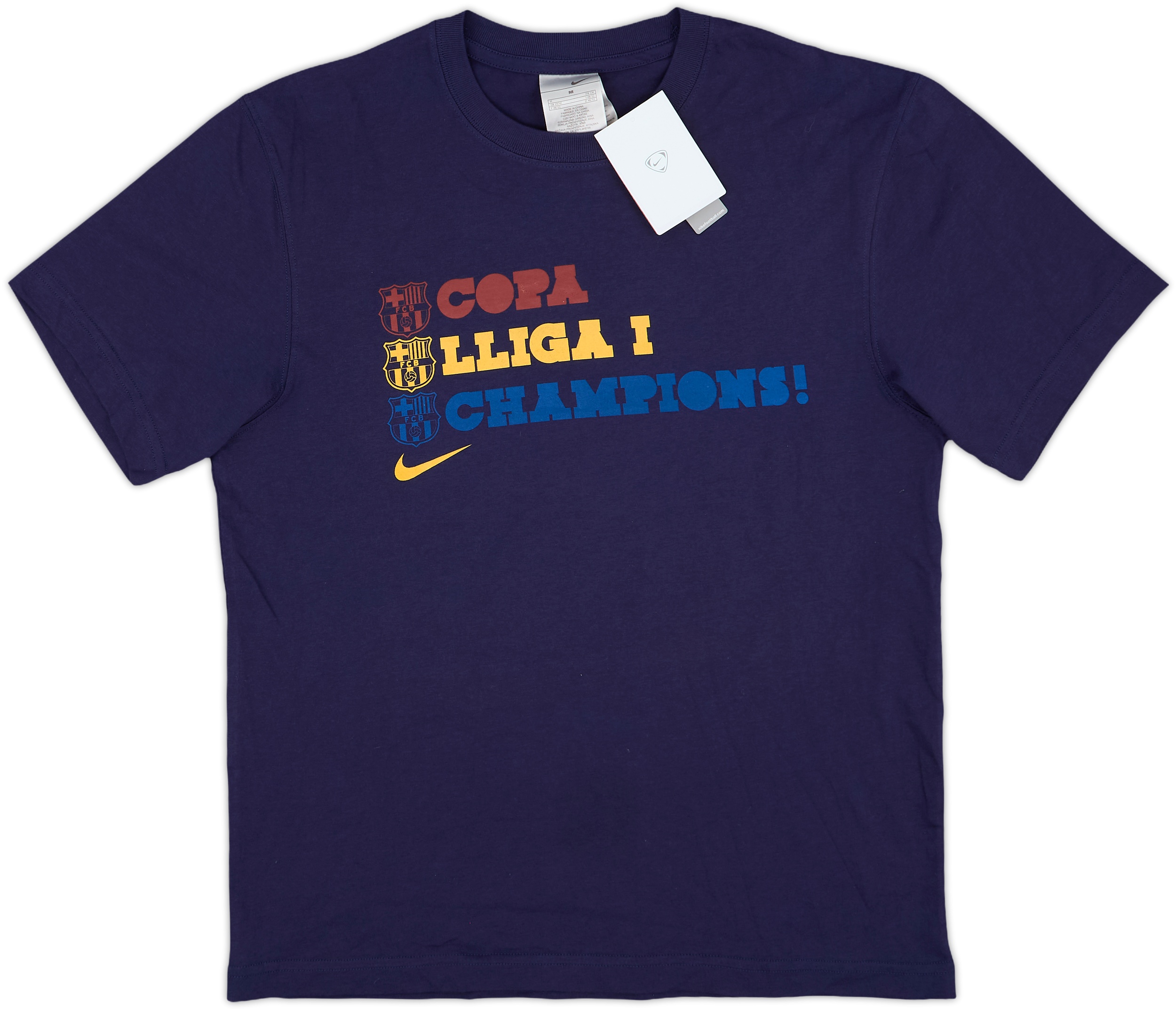 T-shirt blue shield Barça Nike – Barça Official Store