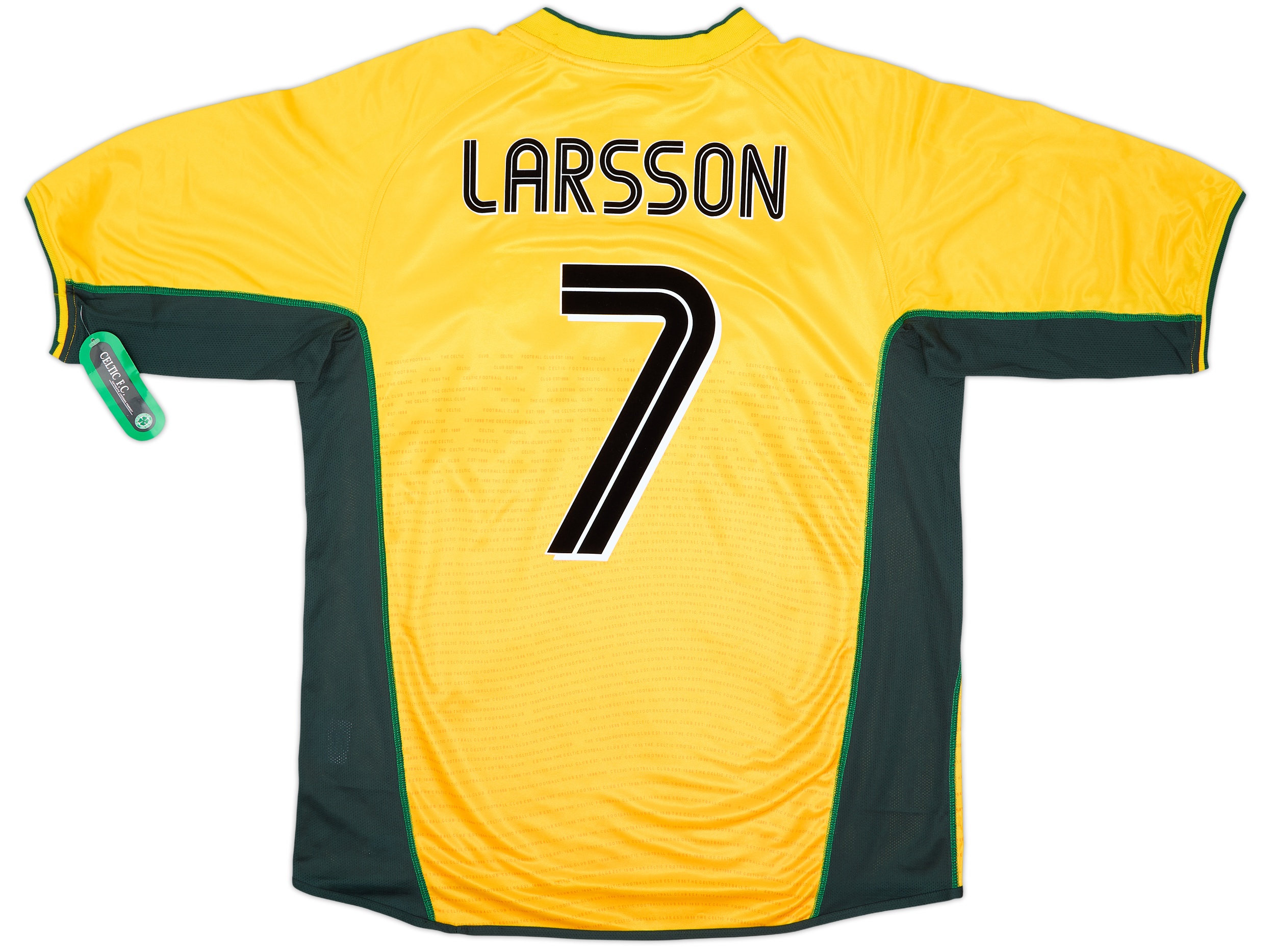 2002-03 Celtic Away Shirt Larsson #7 (XL)