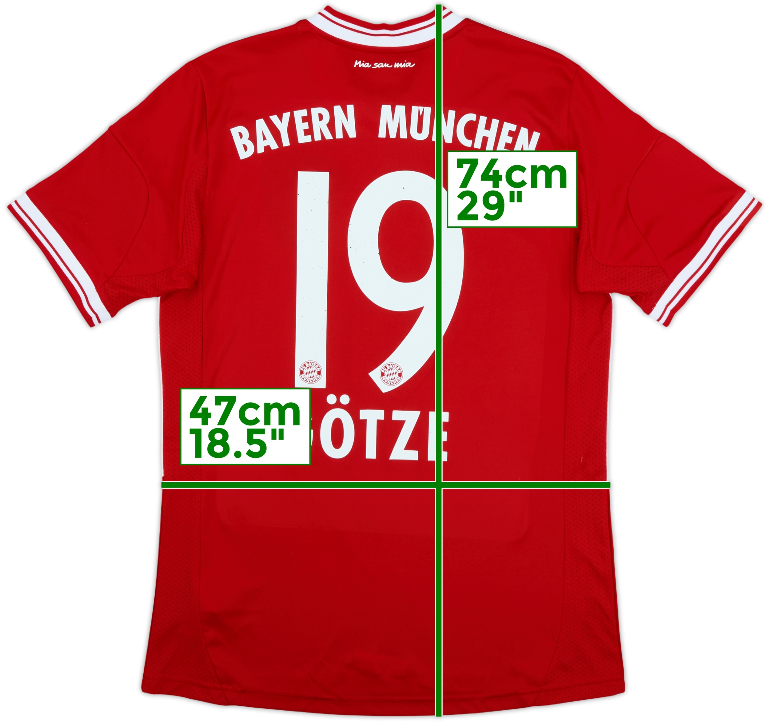 FC Bayern Munchen 2013 Home Jersey D. Alaba #27 Adidas Size