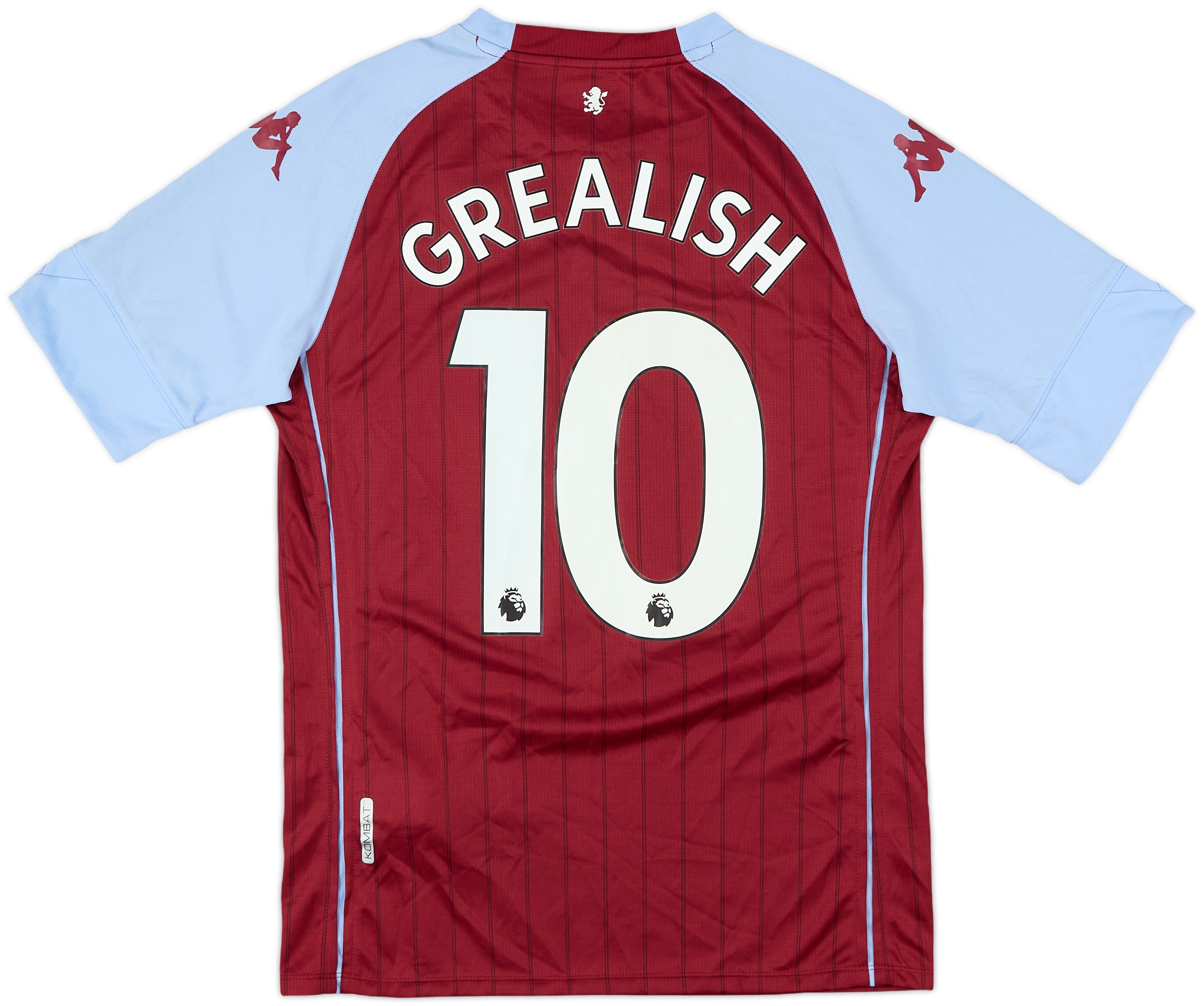 2020-21 Aston Villa Home Shirt Grealish #10 - 7/10 - (S)