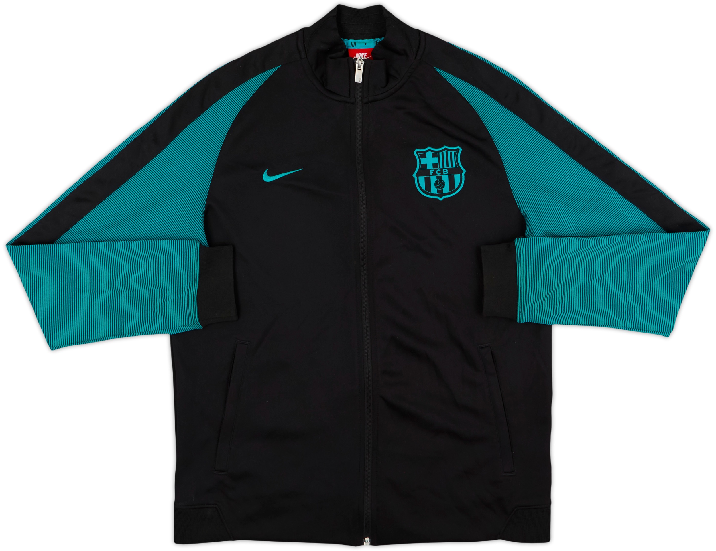 Nike FC Barcelona 2016 ジャージ 青緑 Lサイズ 2016-17 Barcelona Nike Track Jacket - 8/10 - (L)