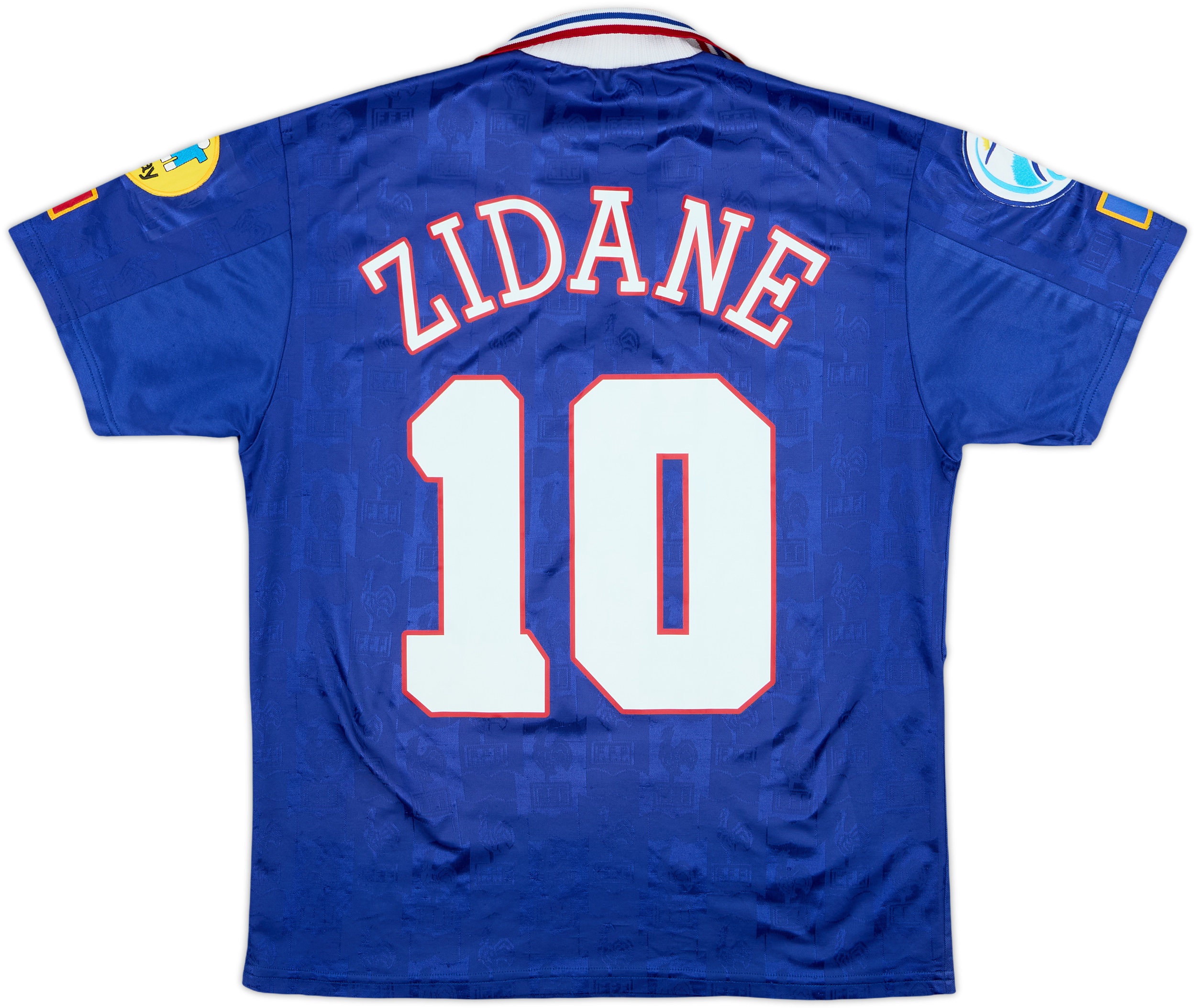 1996-98 France Home Shirt Zidane #10 - 8/10 - (M)