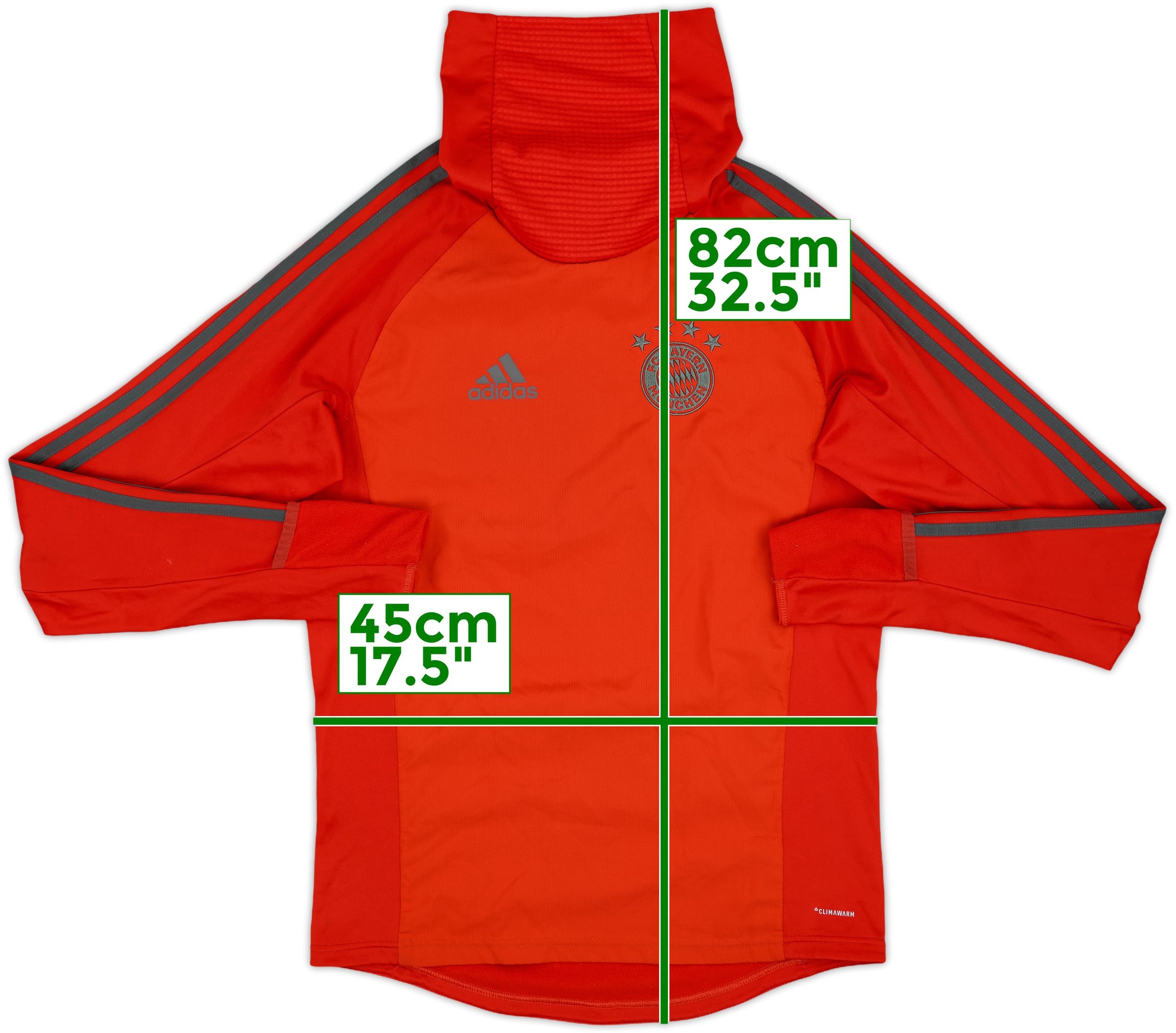 adidas　FC BAYERN MUNCHEN 2018-19 Bayern Munich adidas Training Top - 8/10 - (XS)