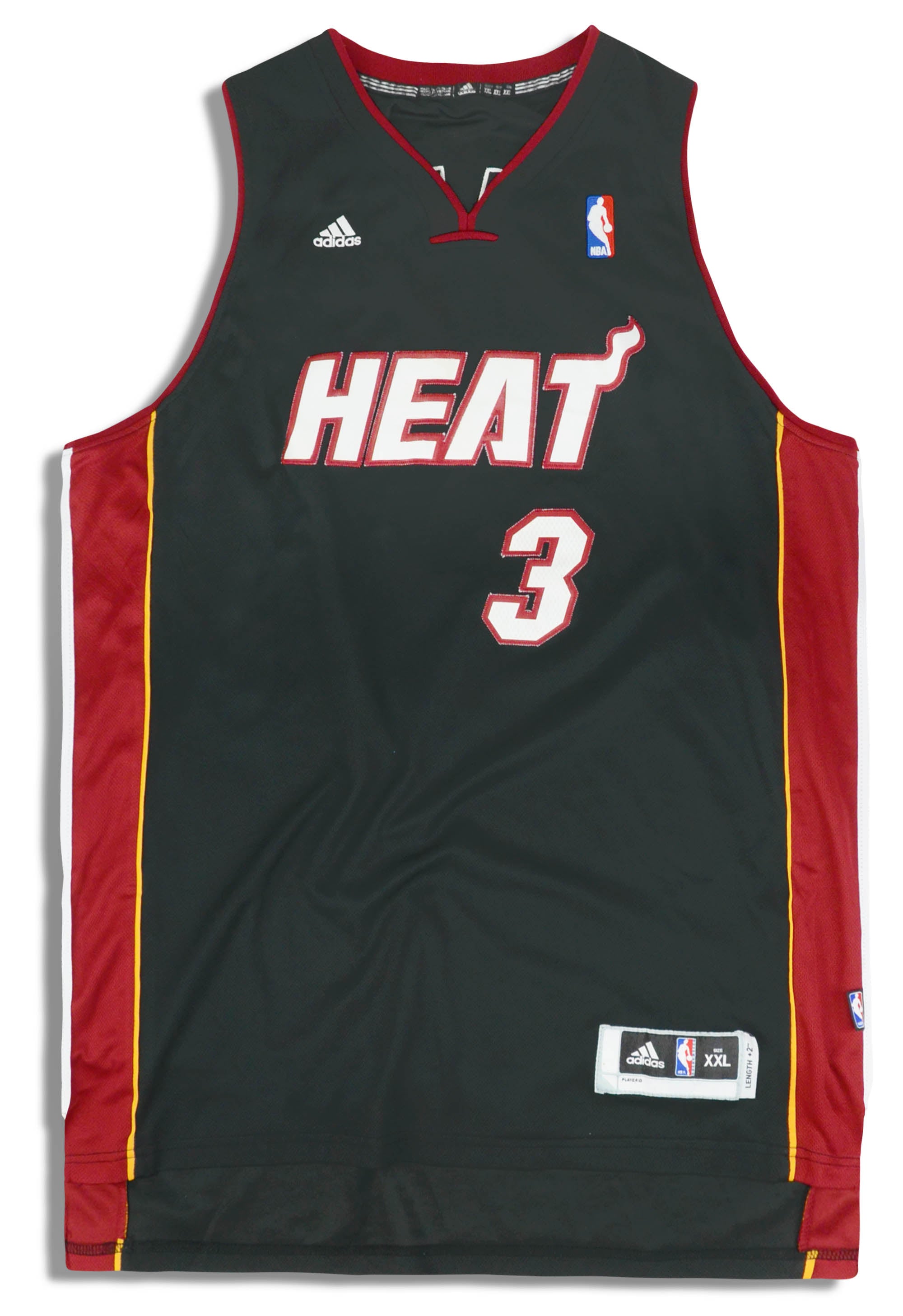 2010-12 Miami Heat Wade #3 adidas Swingman Jersey (Away) XXL