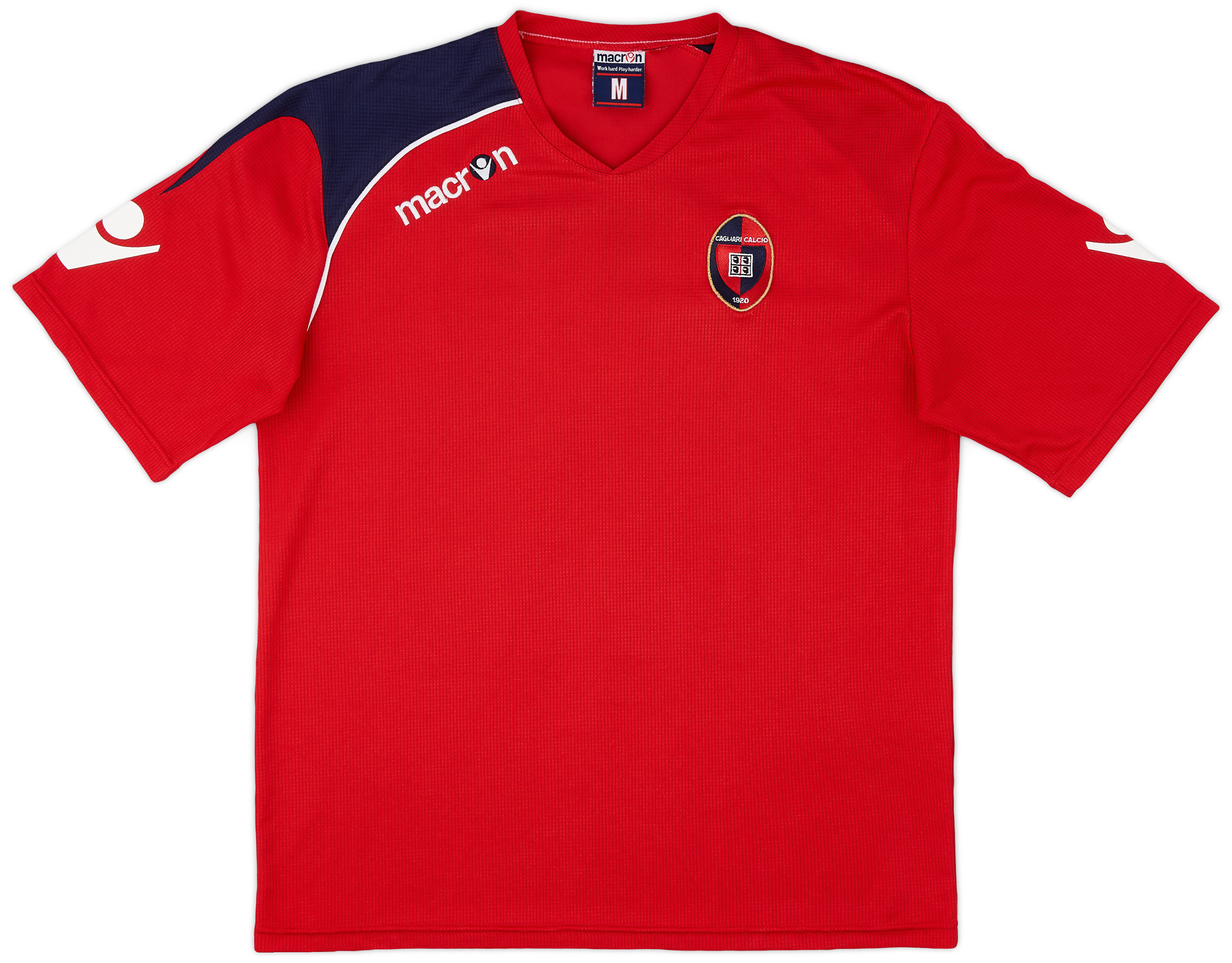 Maillot Entraînement Cagliari Macron Bleu - Gardien W. Bressan - Taille L