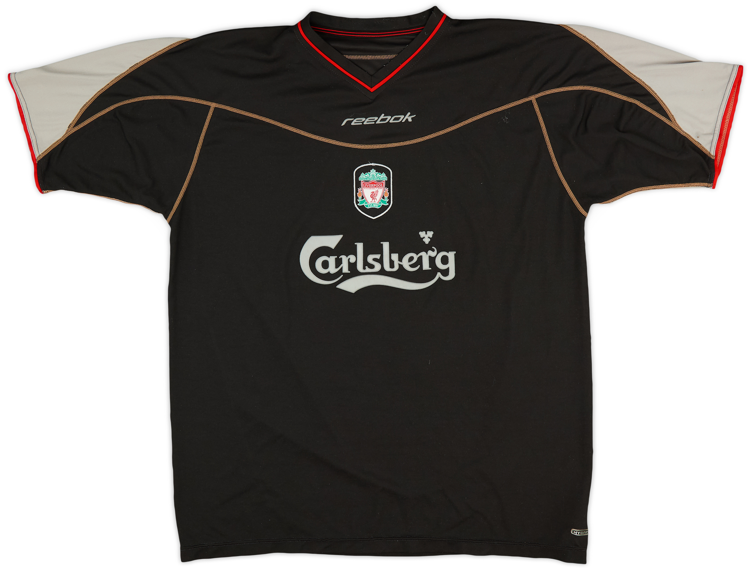 ウェア Rare LIVERPOOL 02-04 AWAY FOOTBALL SHIRT 2002-04 Liverpool Away Shirt Owen #10 - 5/10 - (XL)