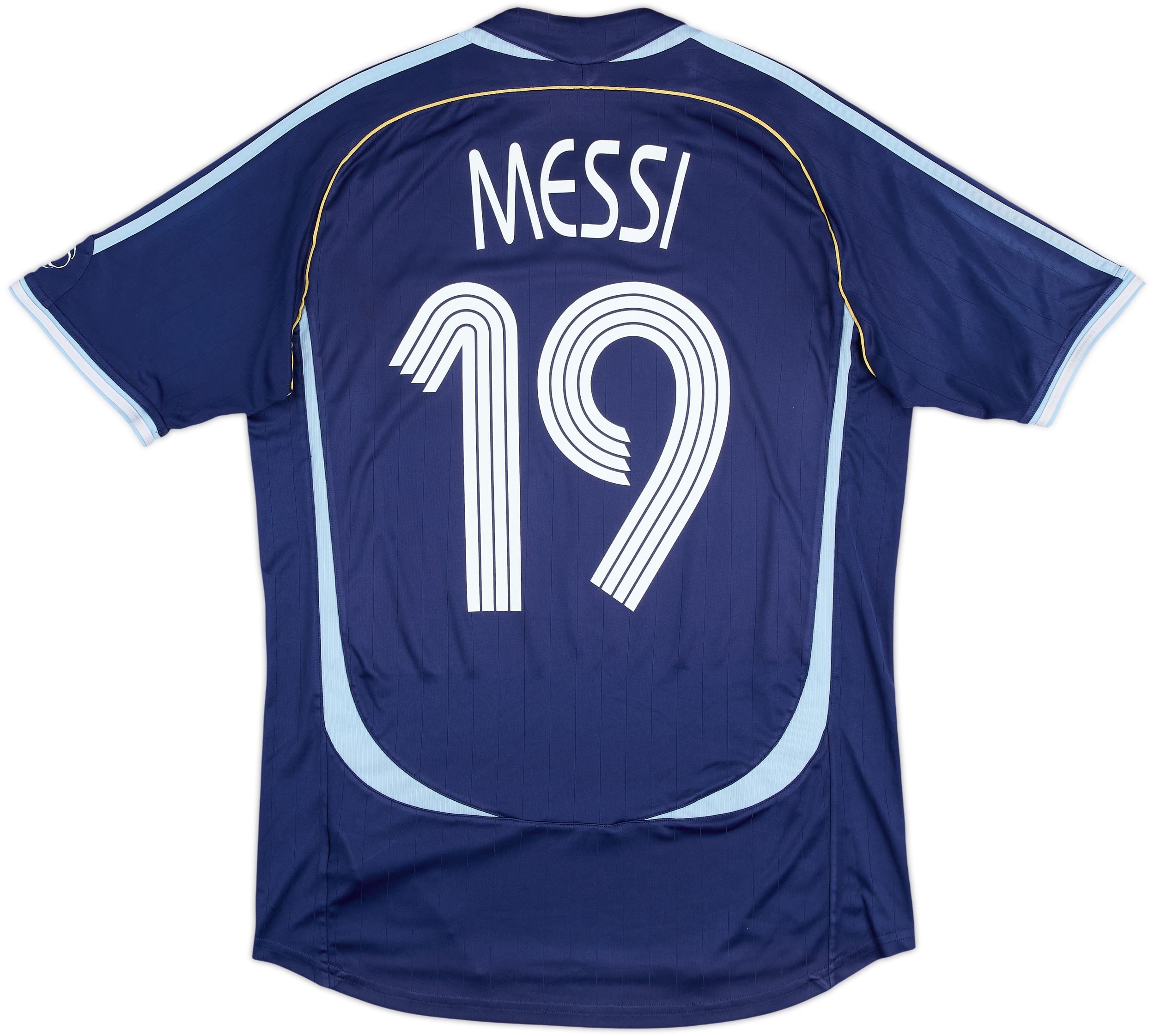 2006-07 Argentina Away Shirt Messi #19 - 6/10 - (M)