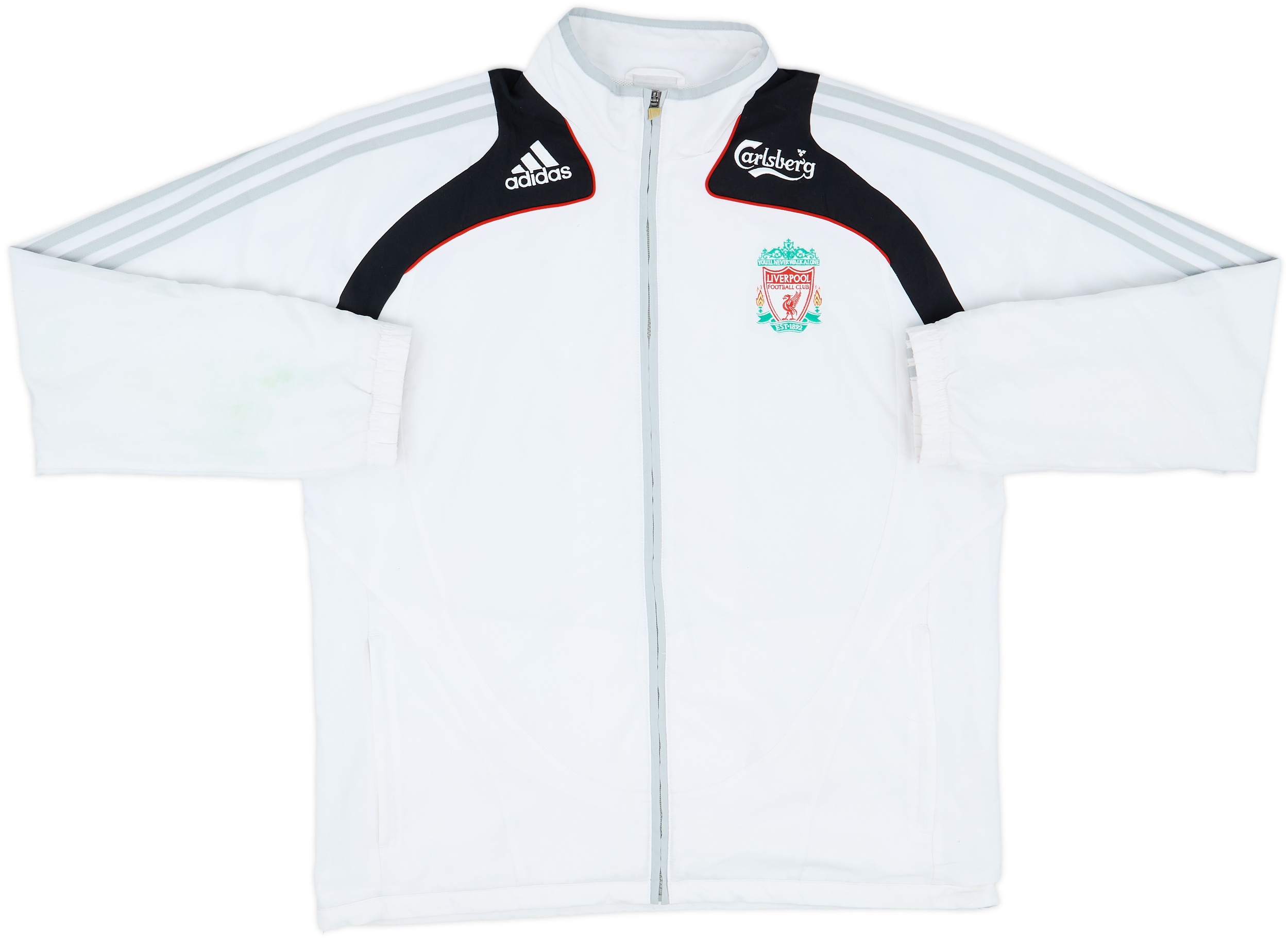 2008-09 Liverpool adidas Track Jacket - 5/10 - (L/XL) 2008-09 Liverpool adidas Track Jacket - 5/10 - (L/XL)