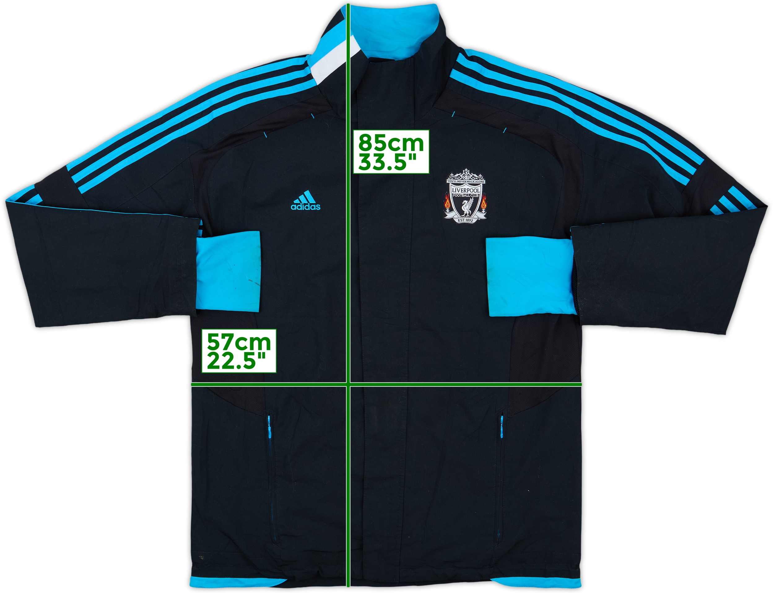 Liverpool FC adidas フルジッパージャケット Lサイズ Adidas LFC