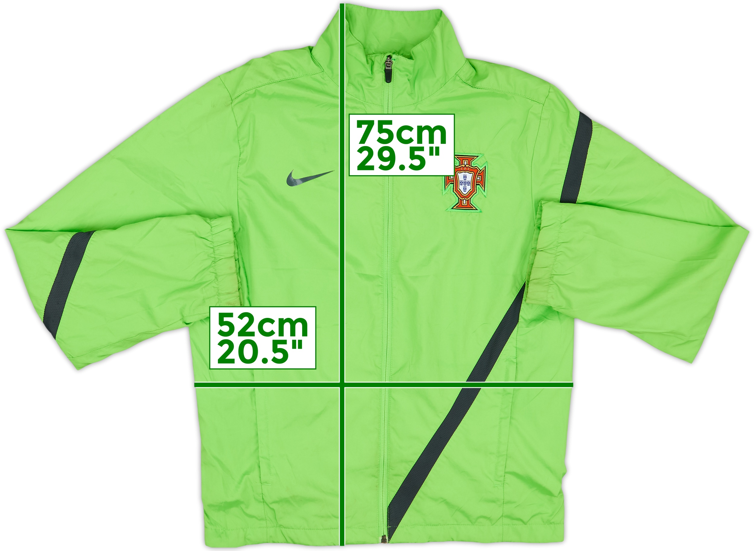 2012-13 Portugal Nike Track Jacket - 8/10 - (S)