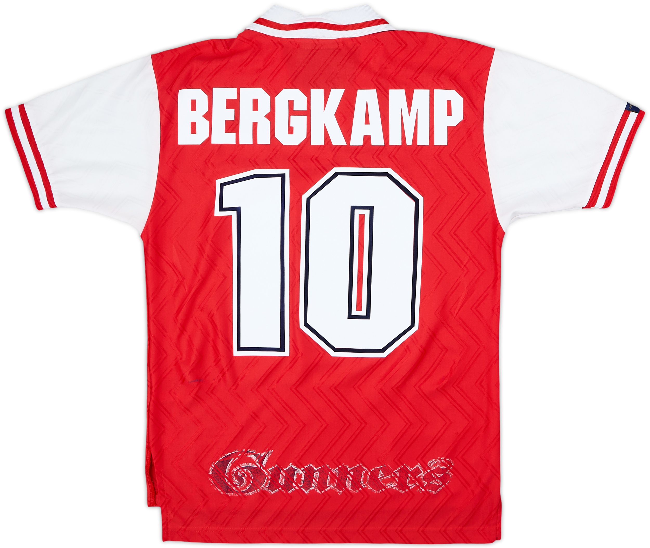 1996-98 Arsenal Home Shirt Bergkamp #10 - 7/10 - (S)