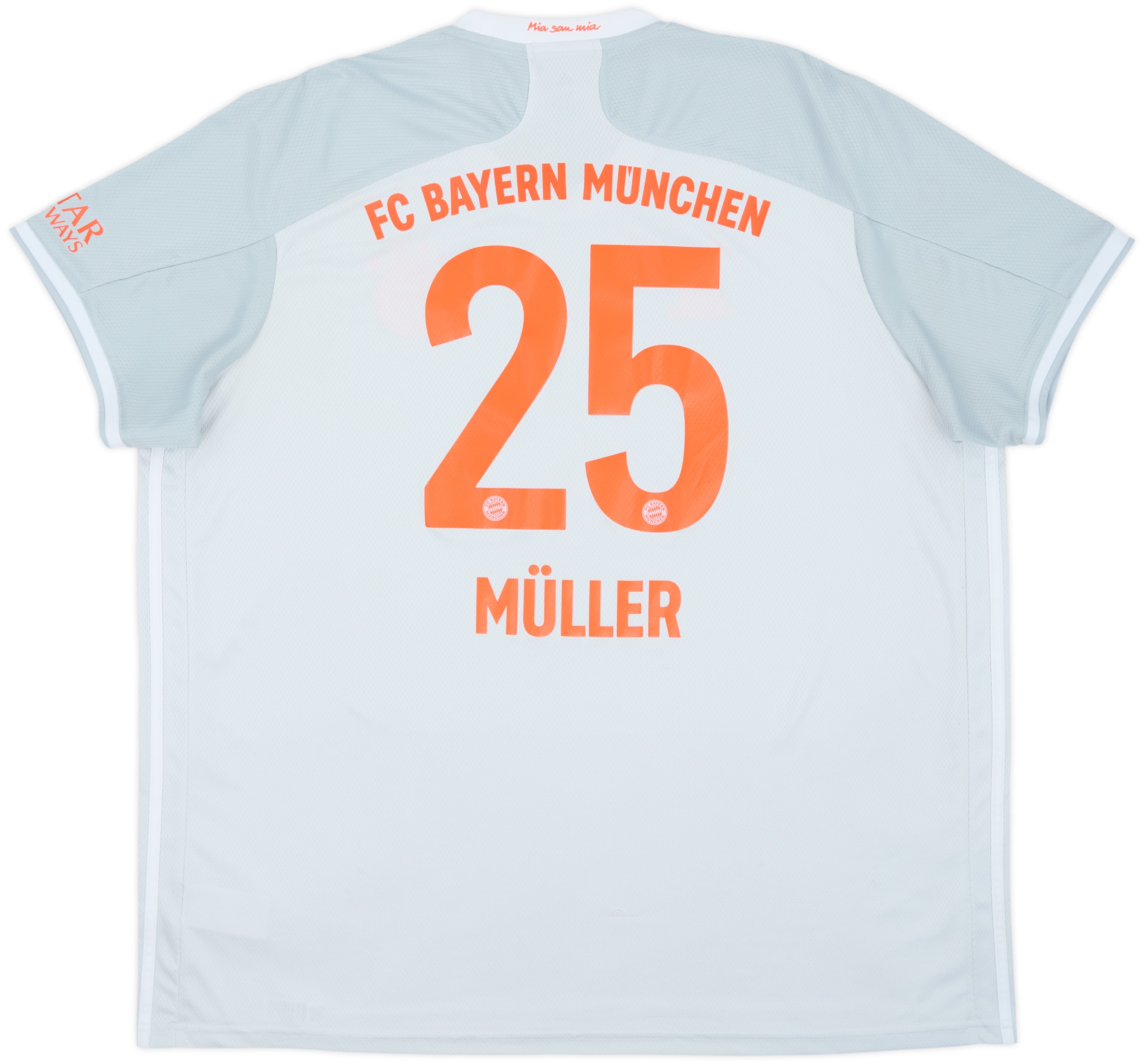 2020-21 Bayern Munich Away Shirt Muller #25 - 6/10 - (3XL)