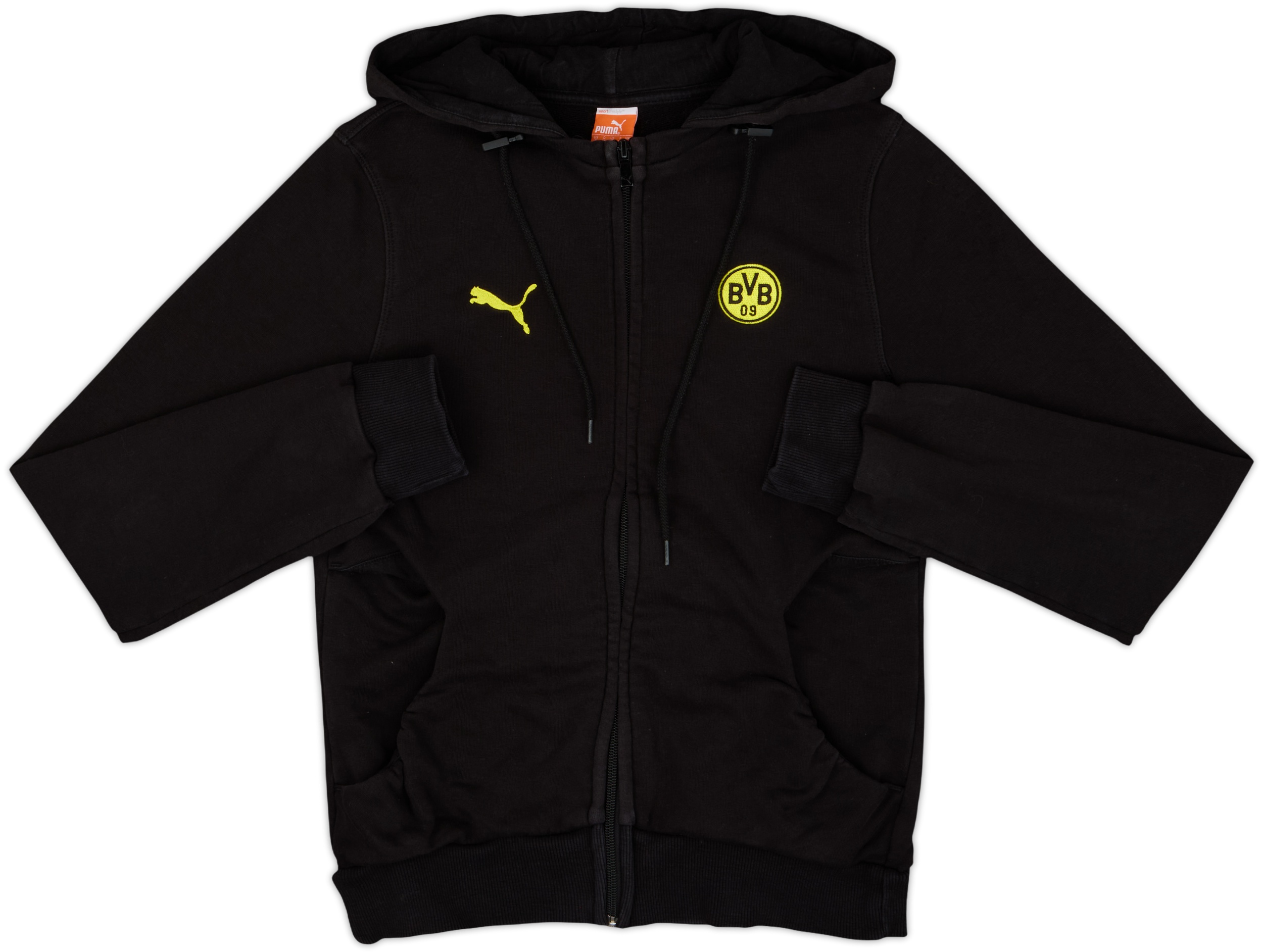 2013-14 Borussia Dortmund Puma Hooded Track Jacket - 8/10