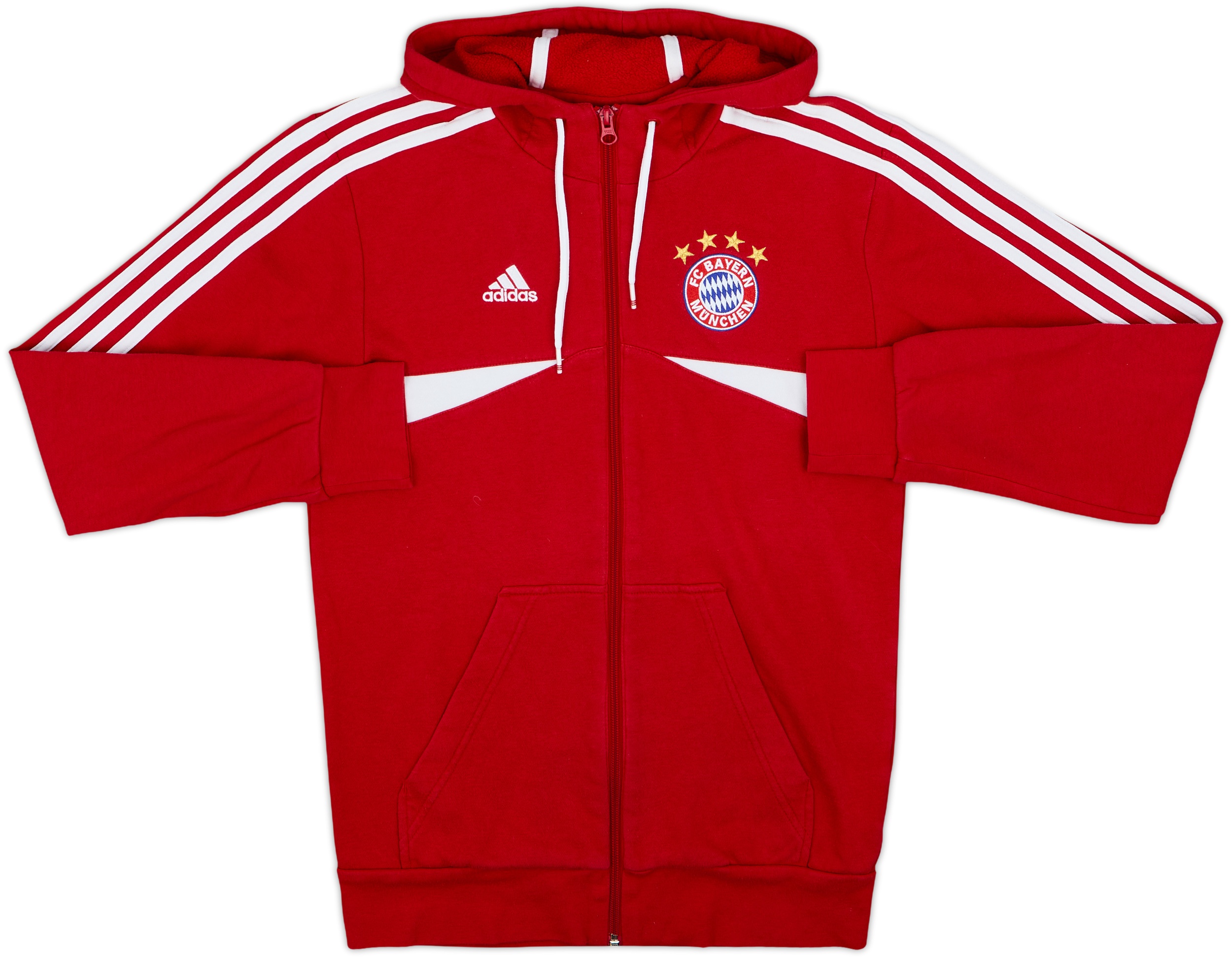 2013-14 Bayern Munich adidas Hooded Track Jacket - 7/10 - (XL)