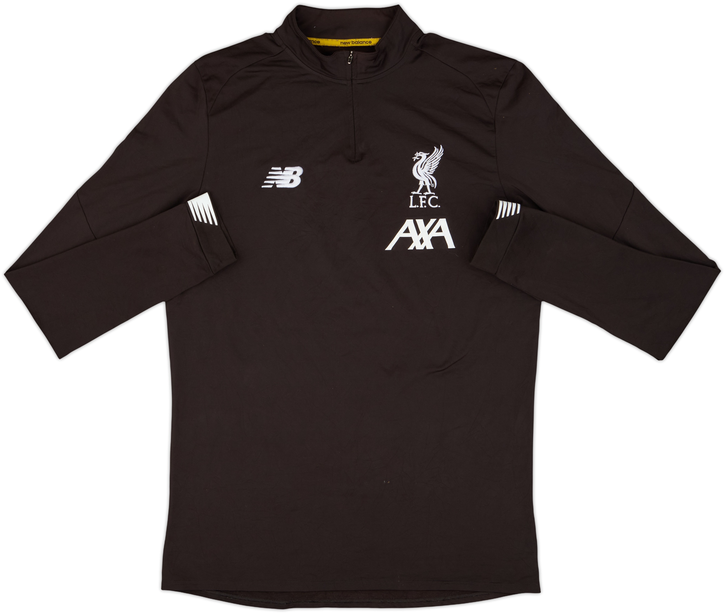 2019-20 Liverpool New Balance 1/4 Zip Drill Top - 7/10 - (XL)