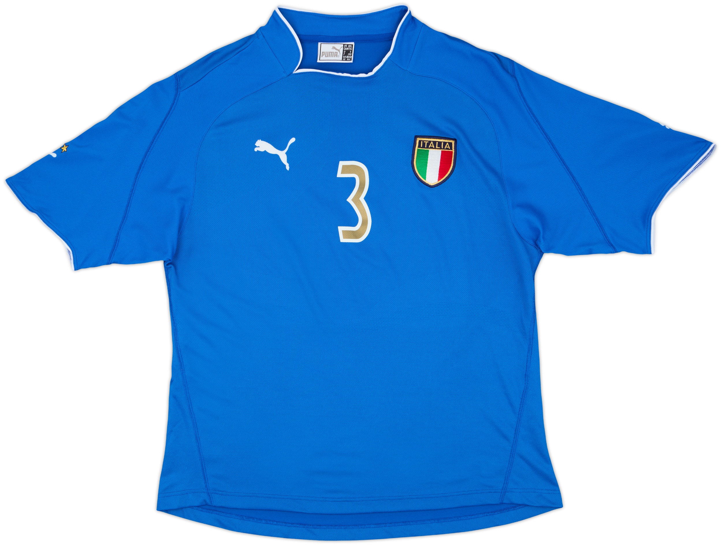 2003-04 Italy Match Issue Home Shirt #3