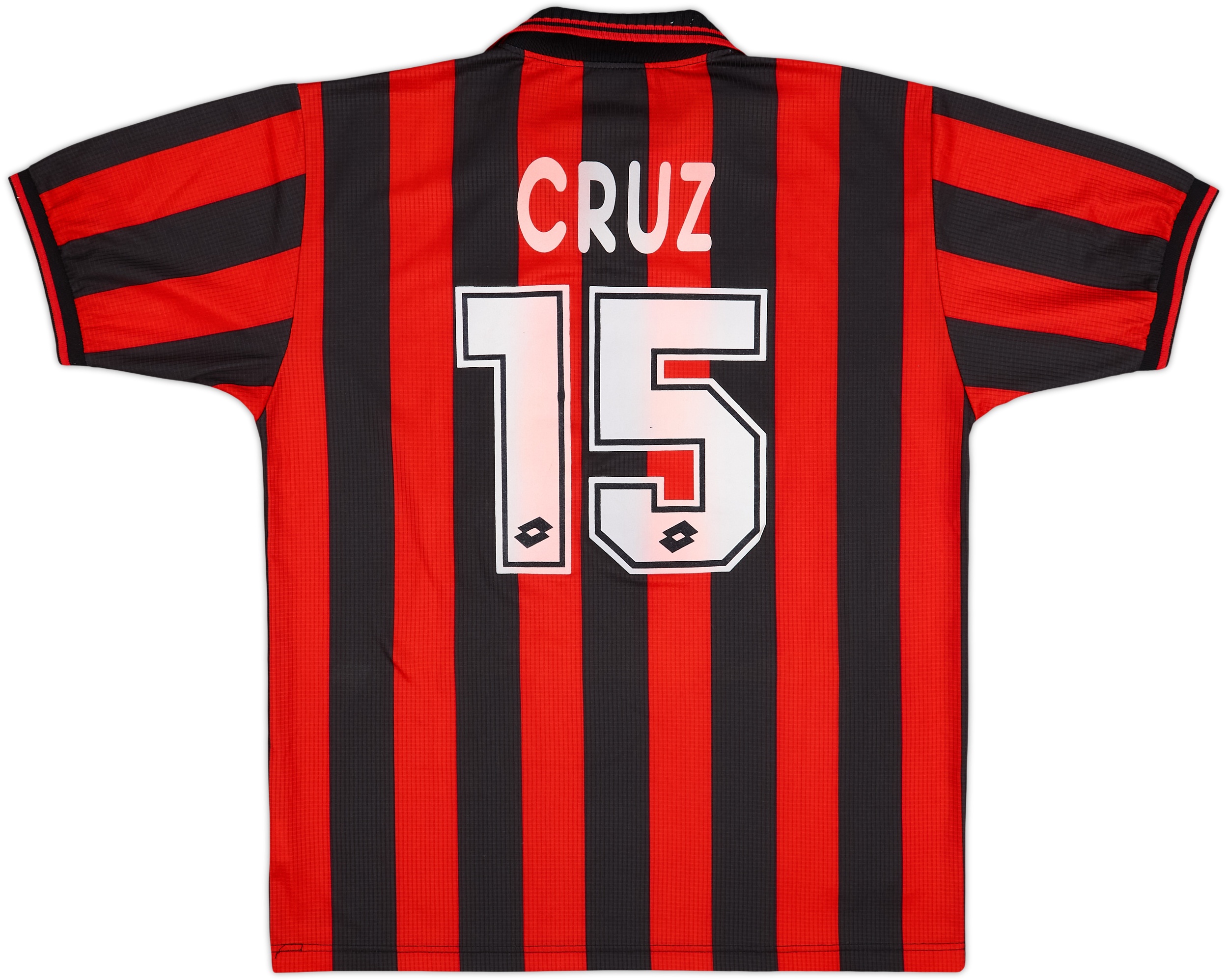 1997-98 AC Milan Home Shirt Cruz #15 - 8/10 - (XL)