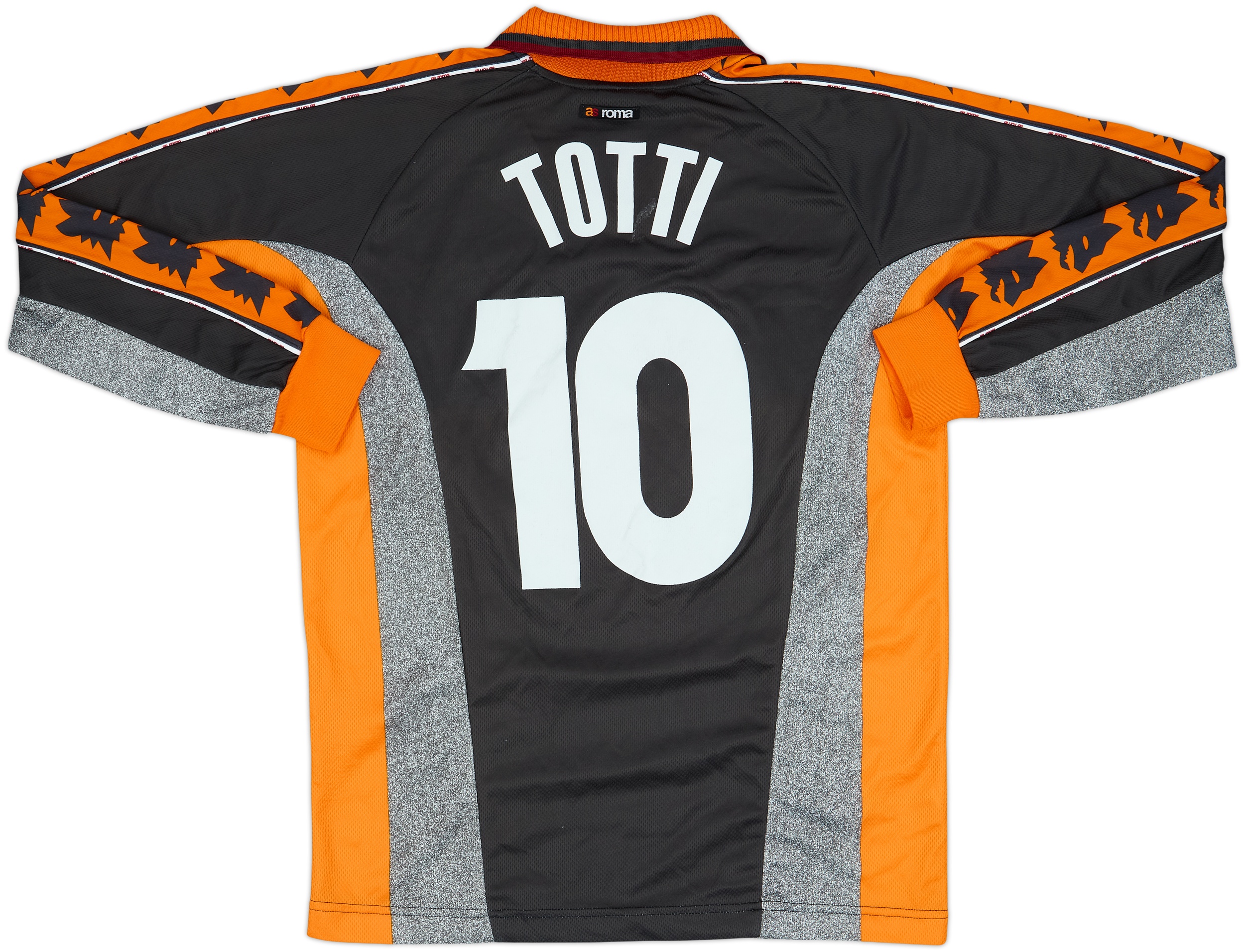 1998-99 Roma Third L/S Shirt Totti #10 - 7/10 - (L)