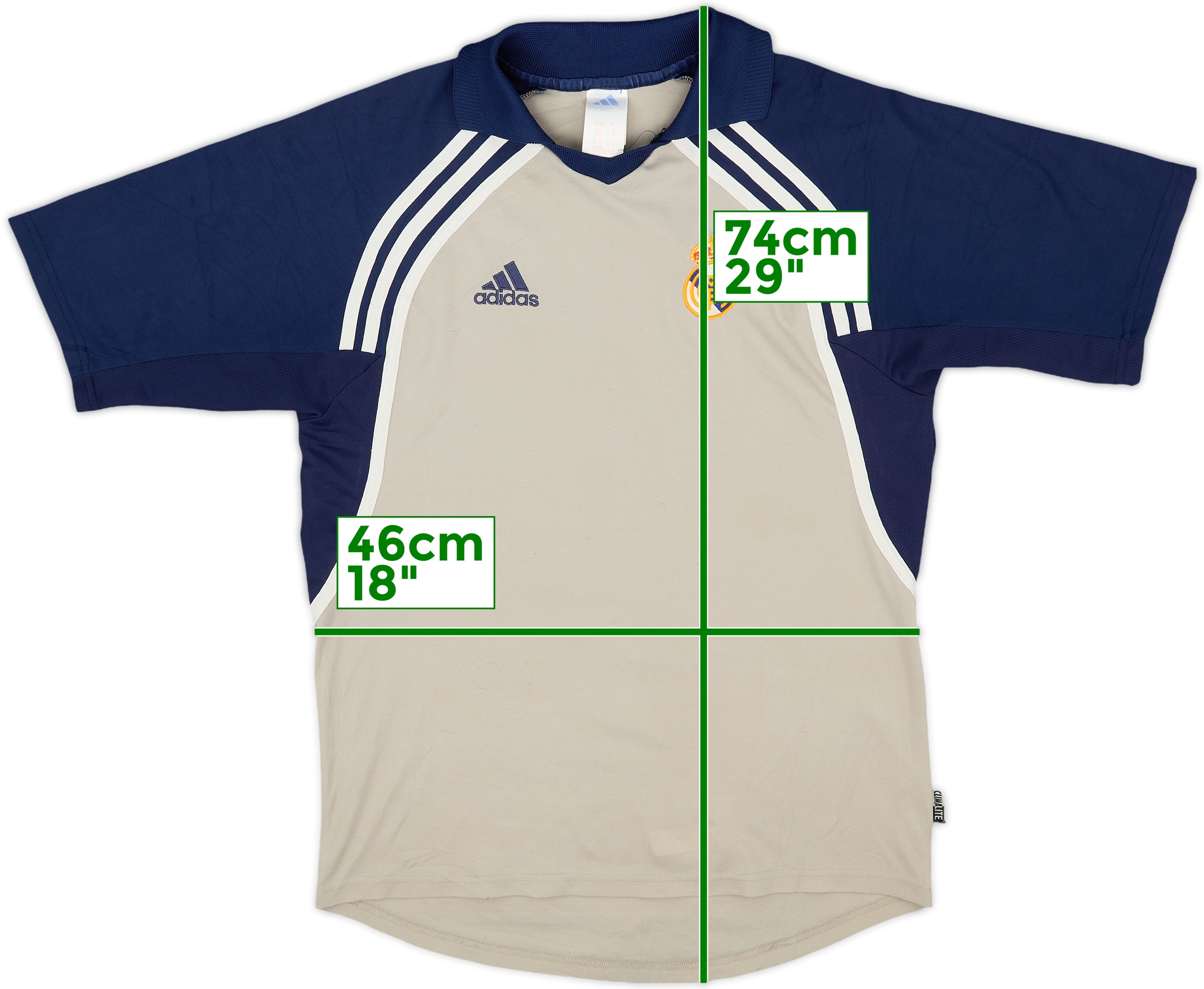 レア 00s Adidas Real Madrid スウェット 両面プリント L 2006-07 Real Madrid adidas Sweat Top - 8/10 - (S/M)