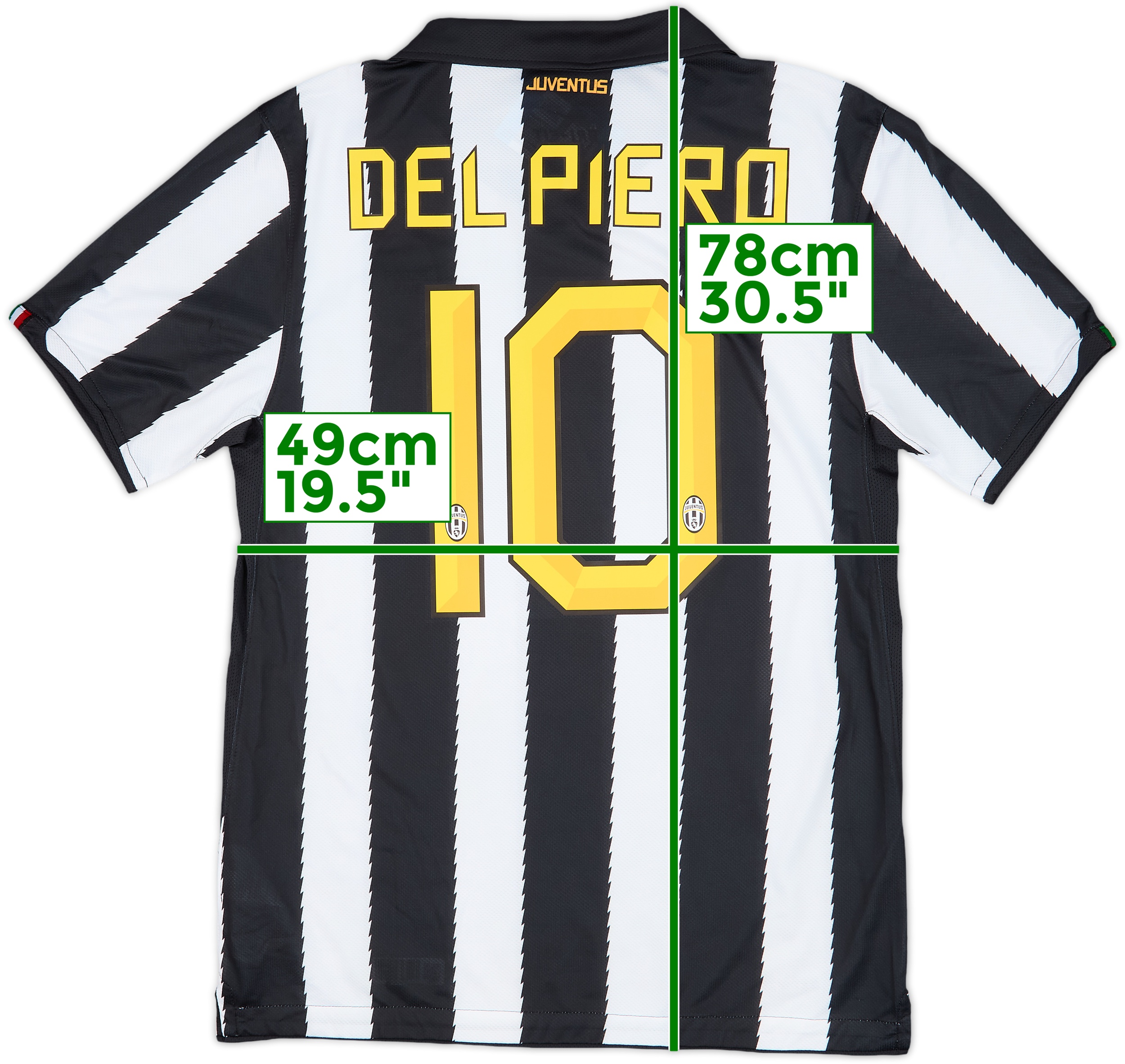 Juventus DEL PIERO 10番シャツ 240425514744-