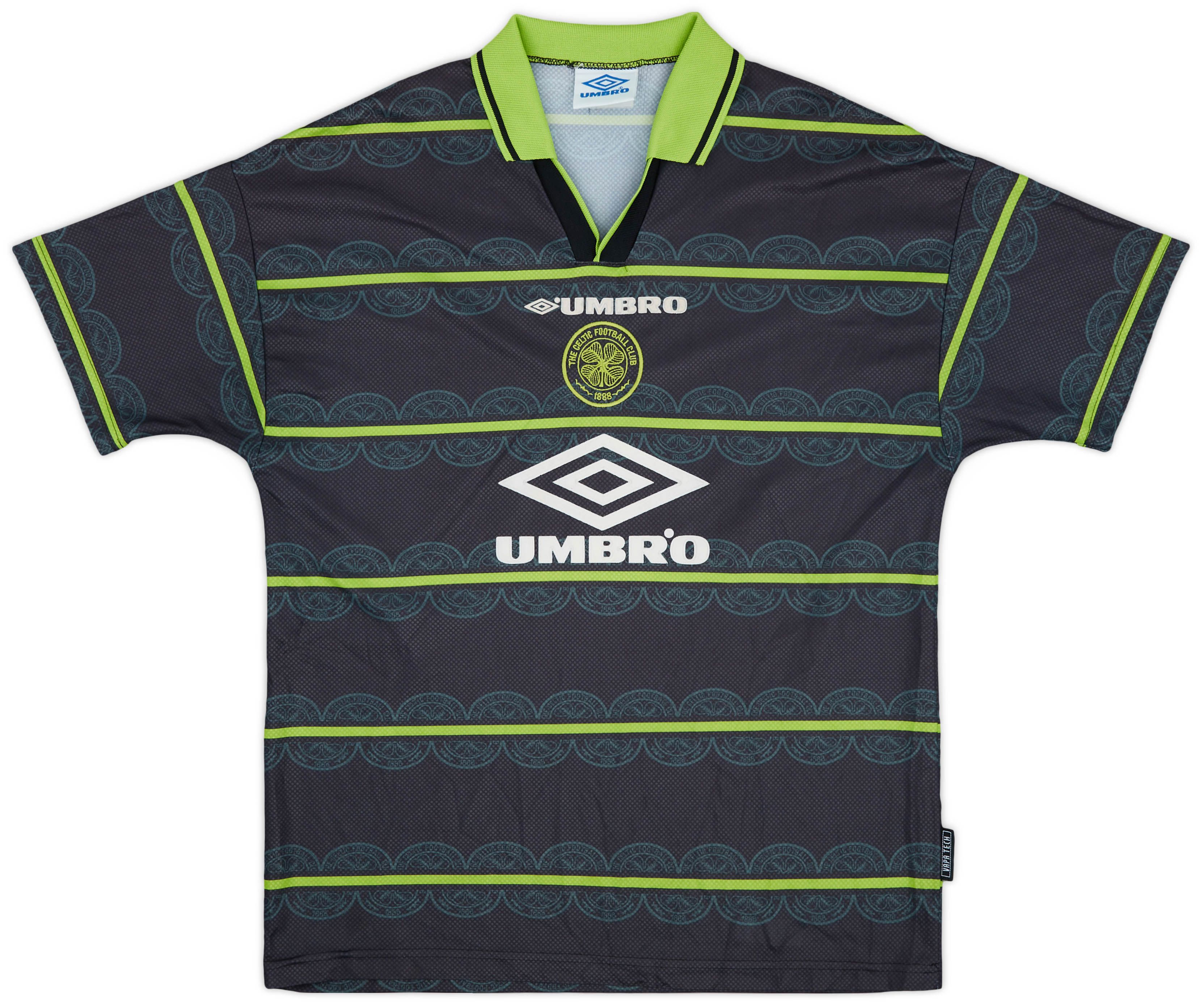 1998-99 Celtic Away Shirt Larsson #7 - 7/10 - (M)