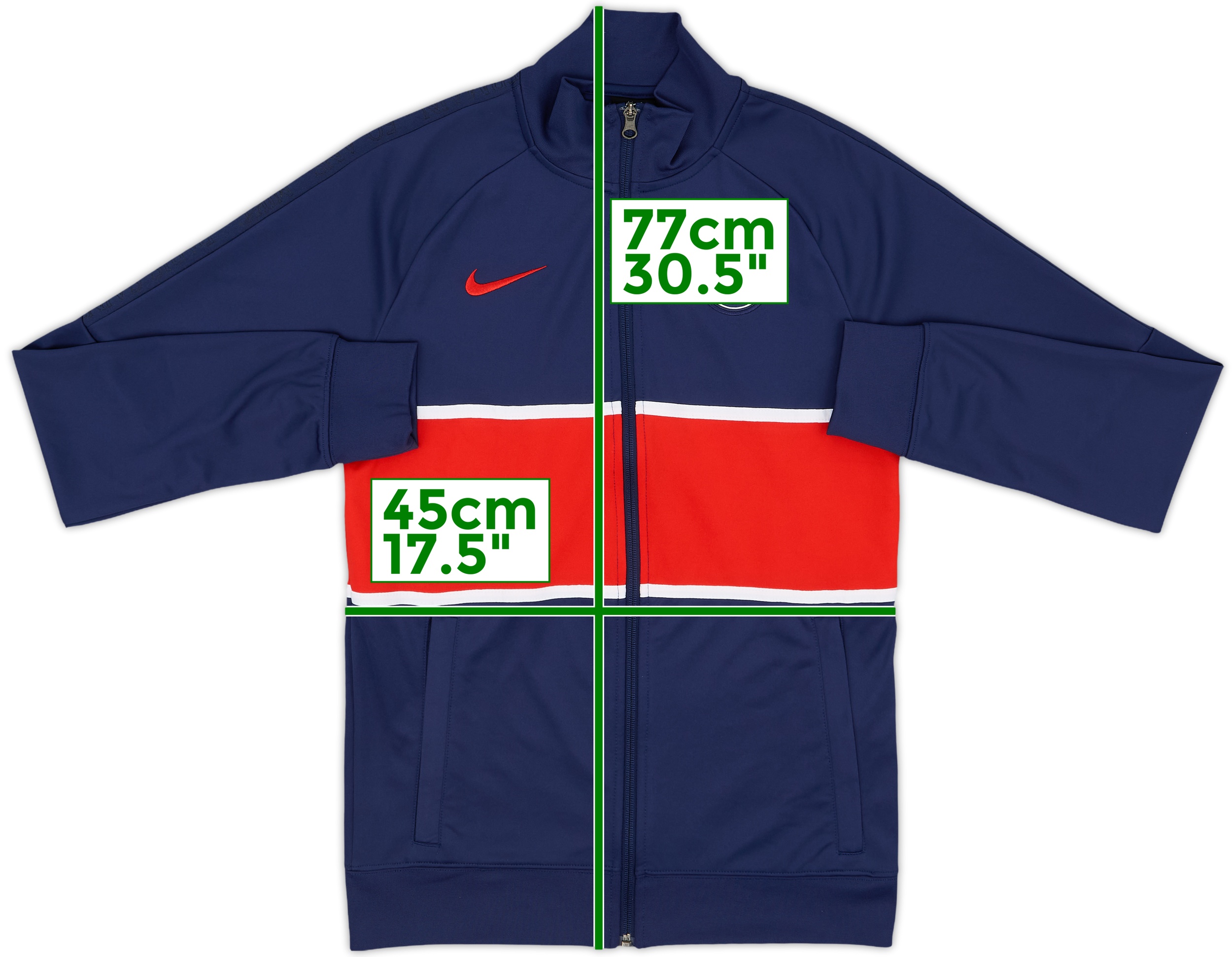 2020-21 Paris Saint-Germain Nike Track Jacket - 9/10 - (S)
