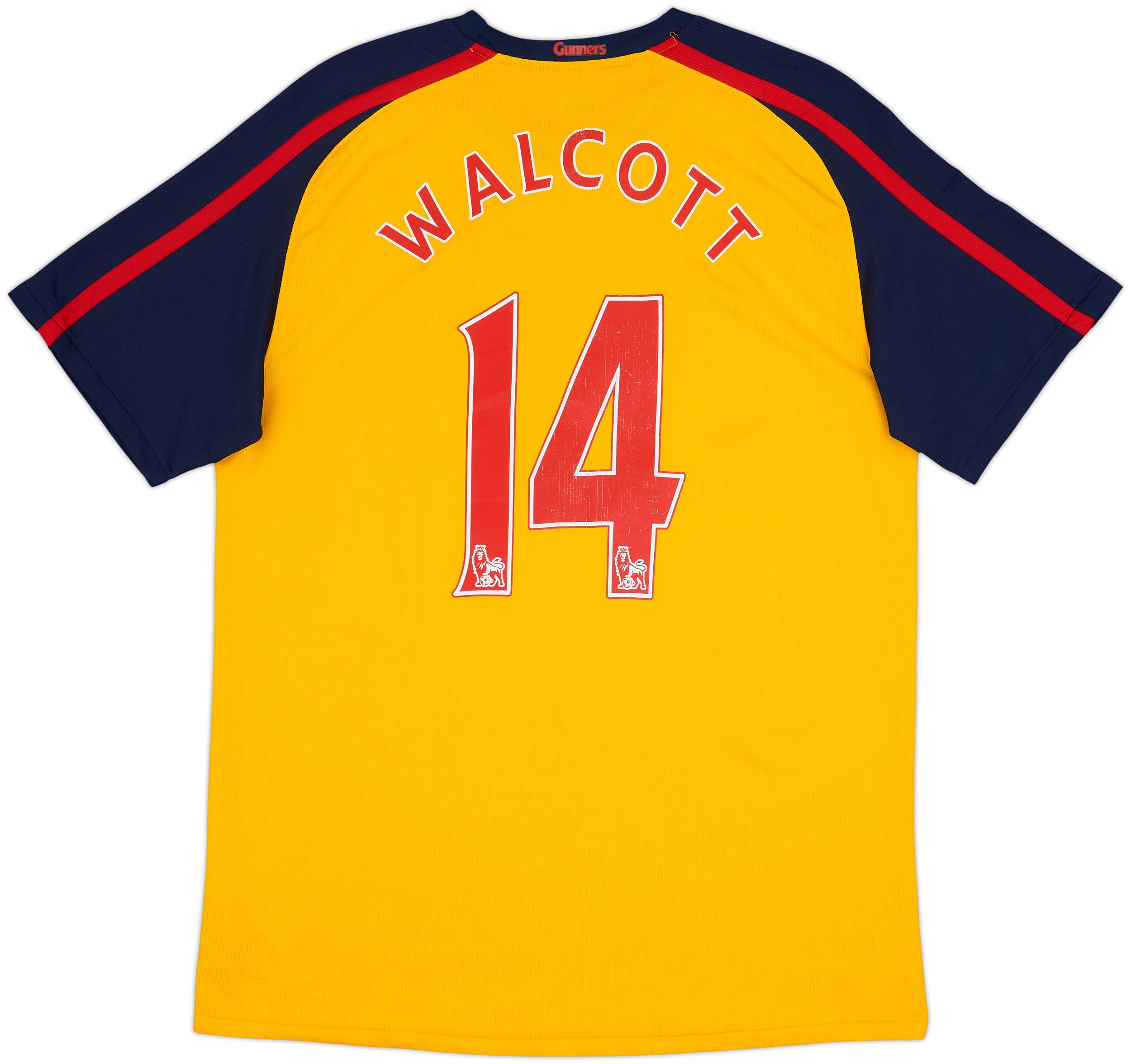 2008-09 Arsenal Away Shirt Walcott #14 - 6/10 - (L)