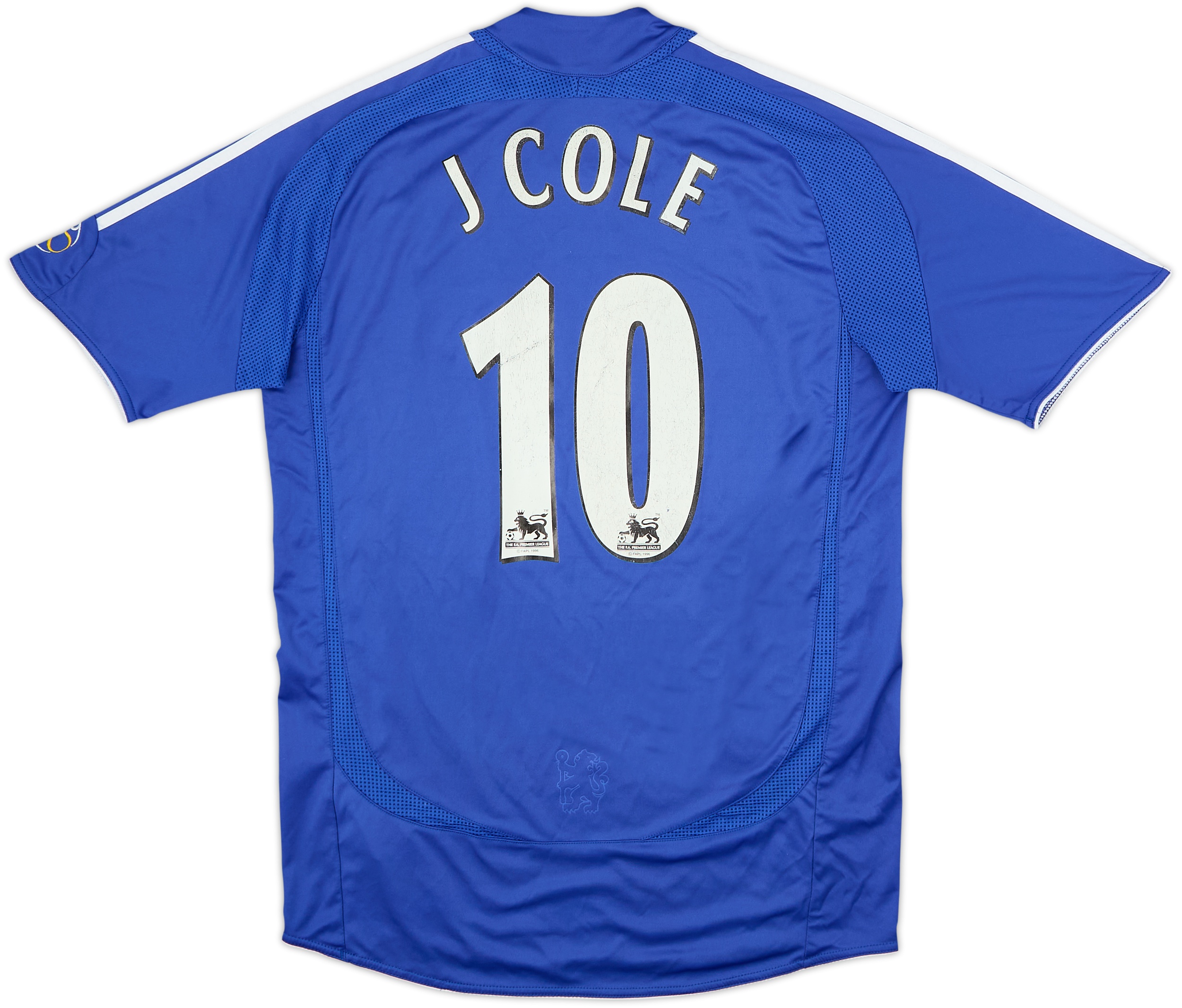 チェルシーFC J.コール 10番 サッカーシャツ 2006-08 Chelsea Home Shirt J Cole #10 - 6/10 - (S)