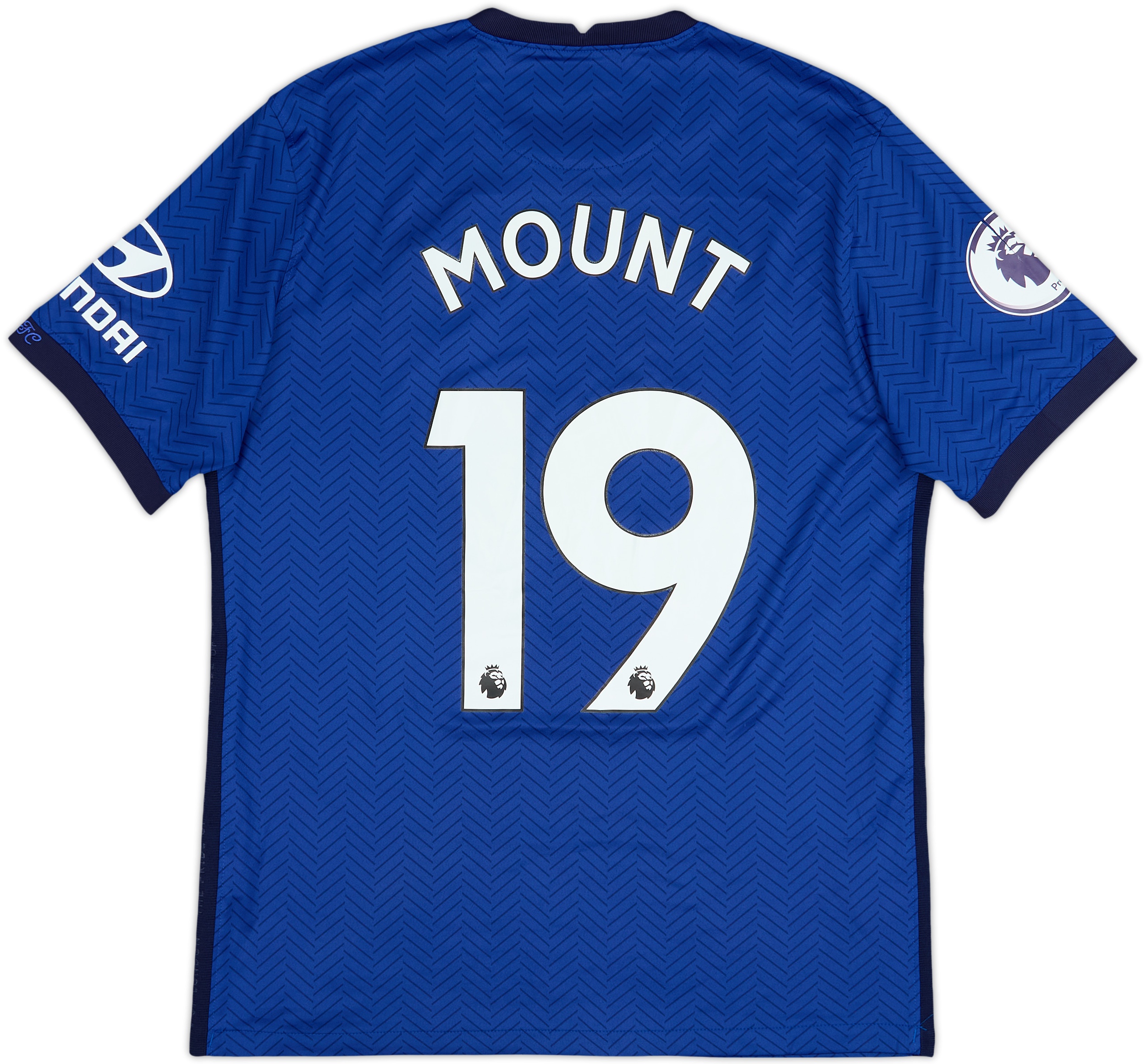 【希少】メイソンマウントCHELSEA MOUNT 19 オーセンティック 2020-21 Chelsea Home Shirt Mount #19 - 6/10 - (M)