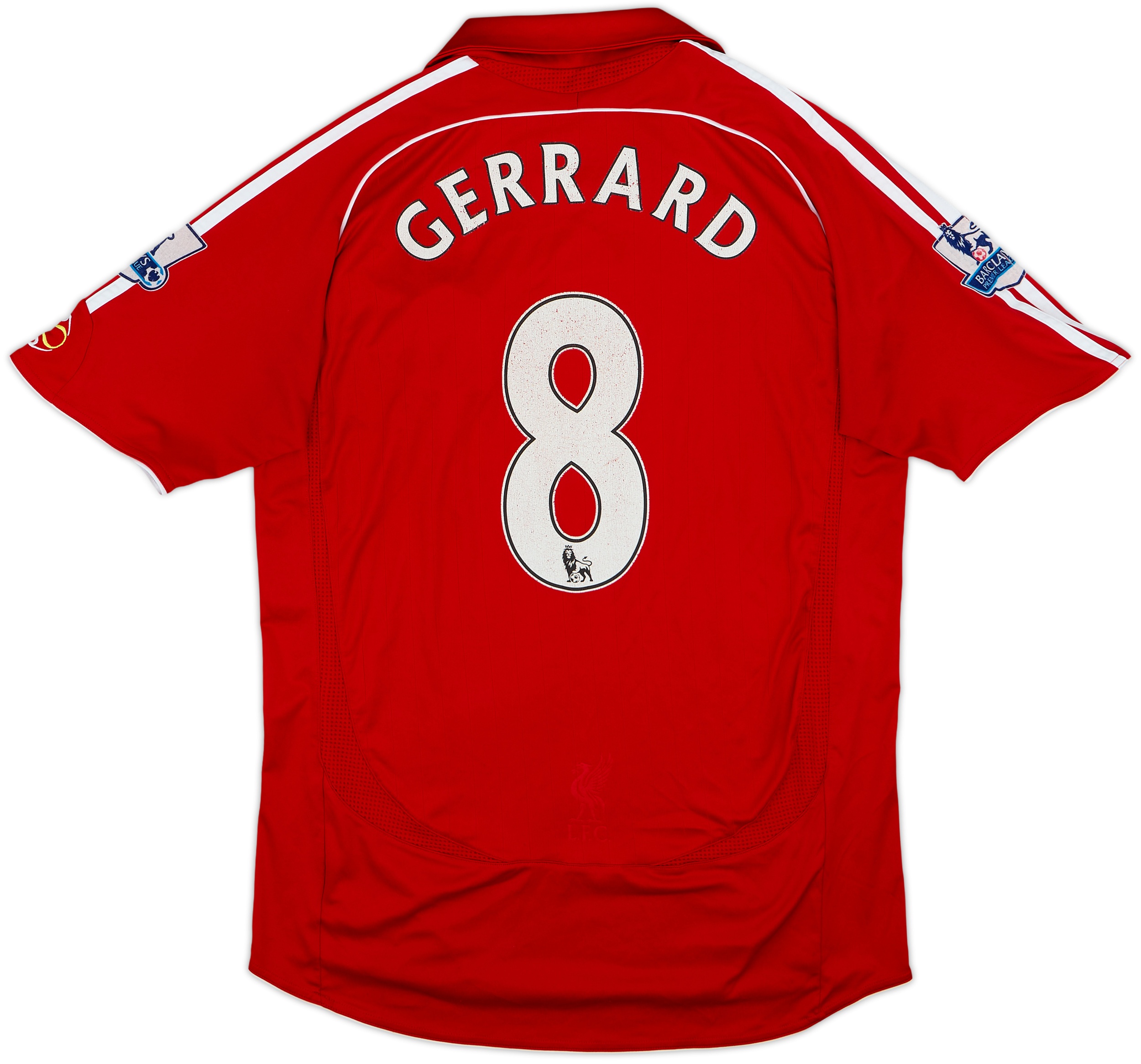 2006-08 Liverpool Home Shirt Gerrard #8 - 5/10 - (M)