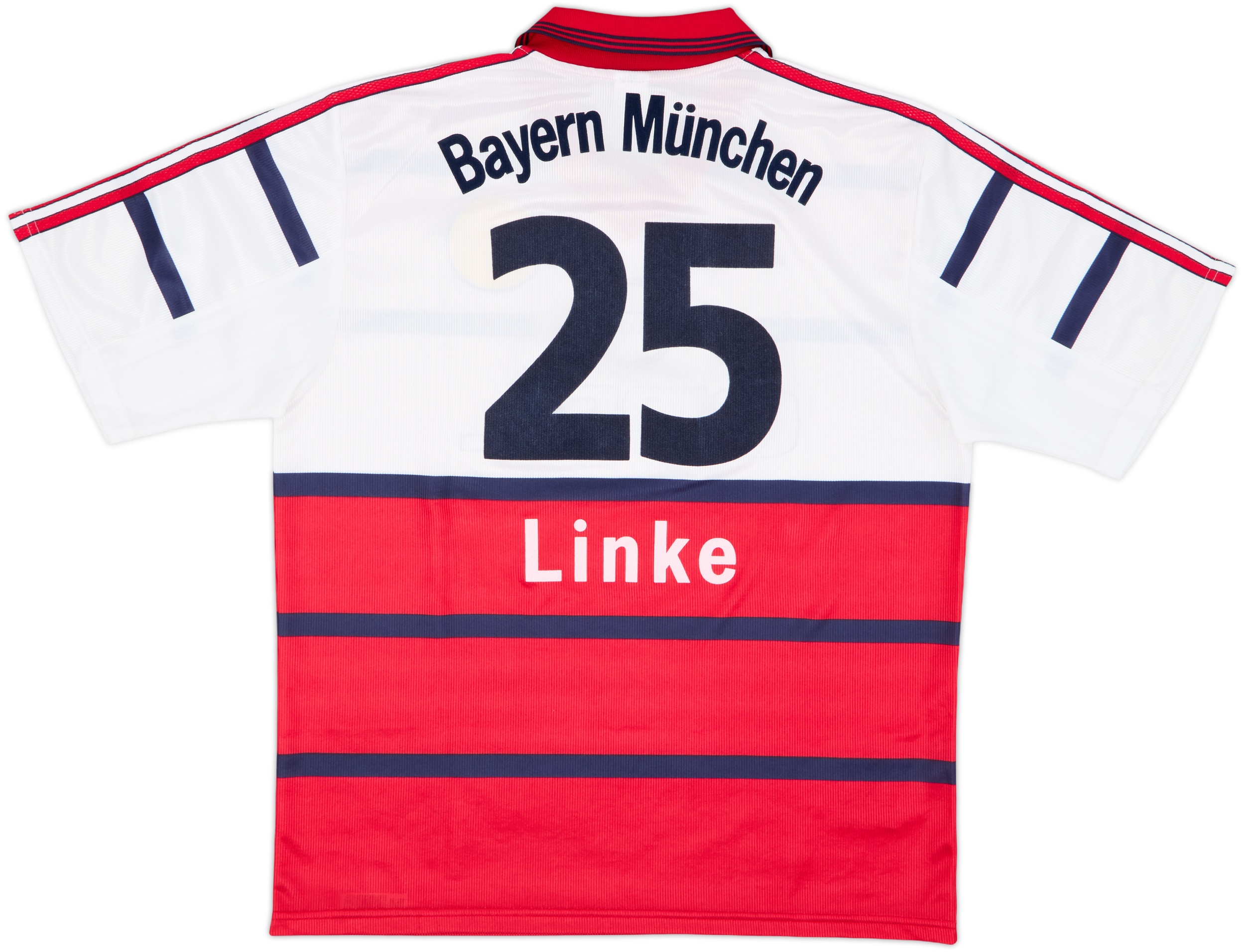 1998-00 Bayern Munich Away Shirt Linke #25 - 8/10 - (L)