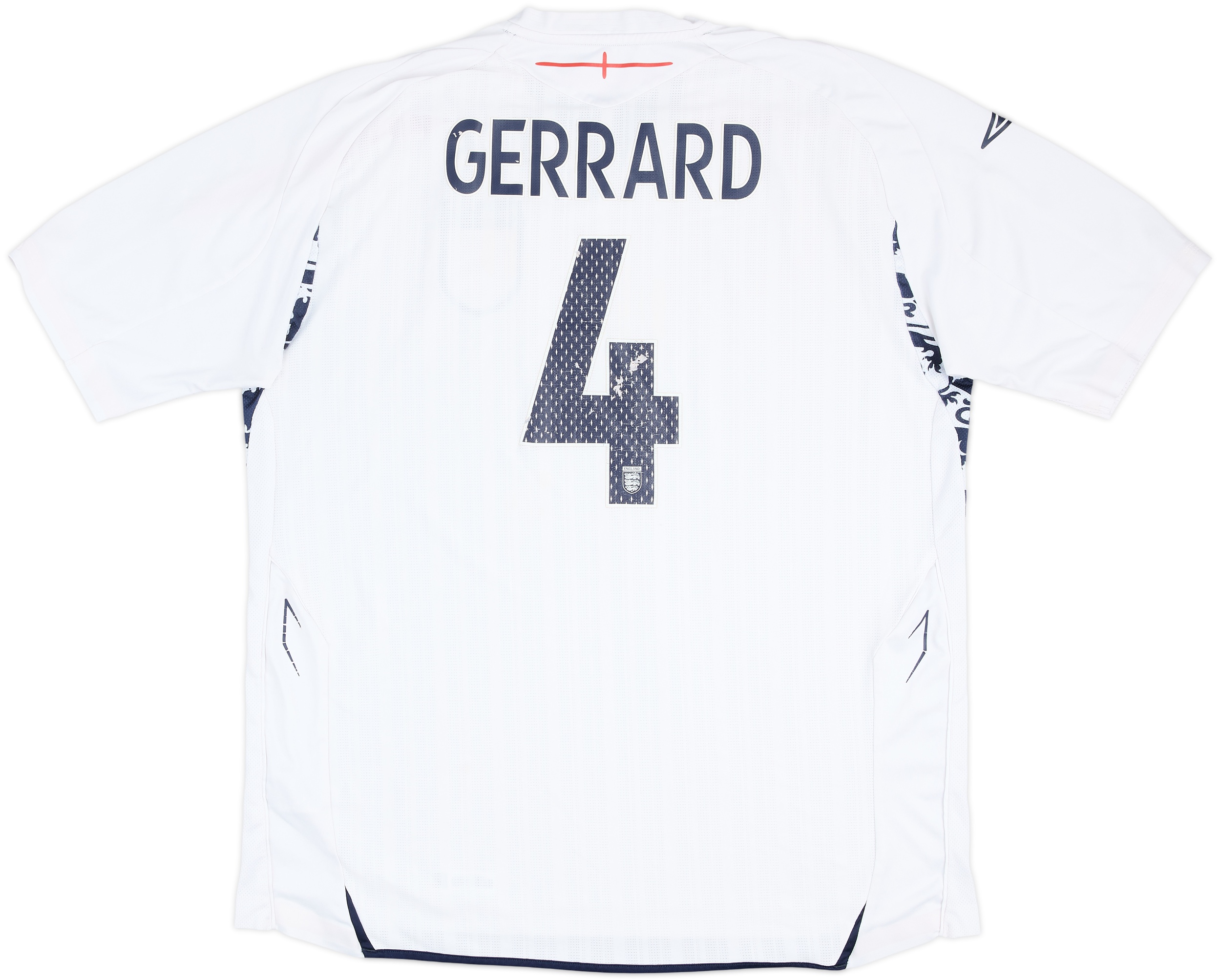 イングランド代表 Umbro シャツ GERRARD 4 イングランド代表 GERRARD 4