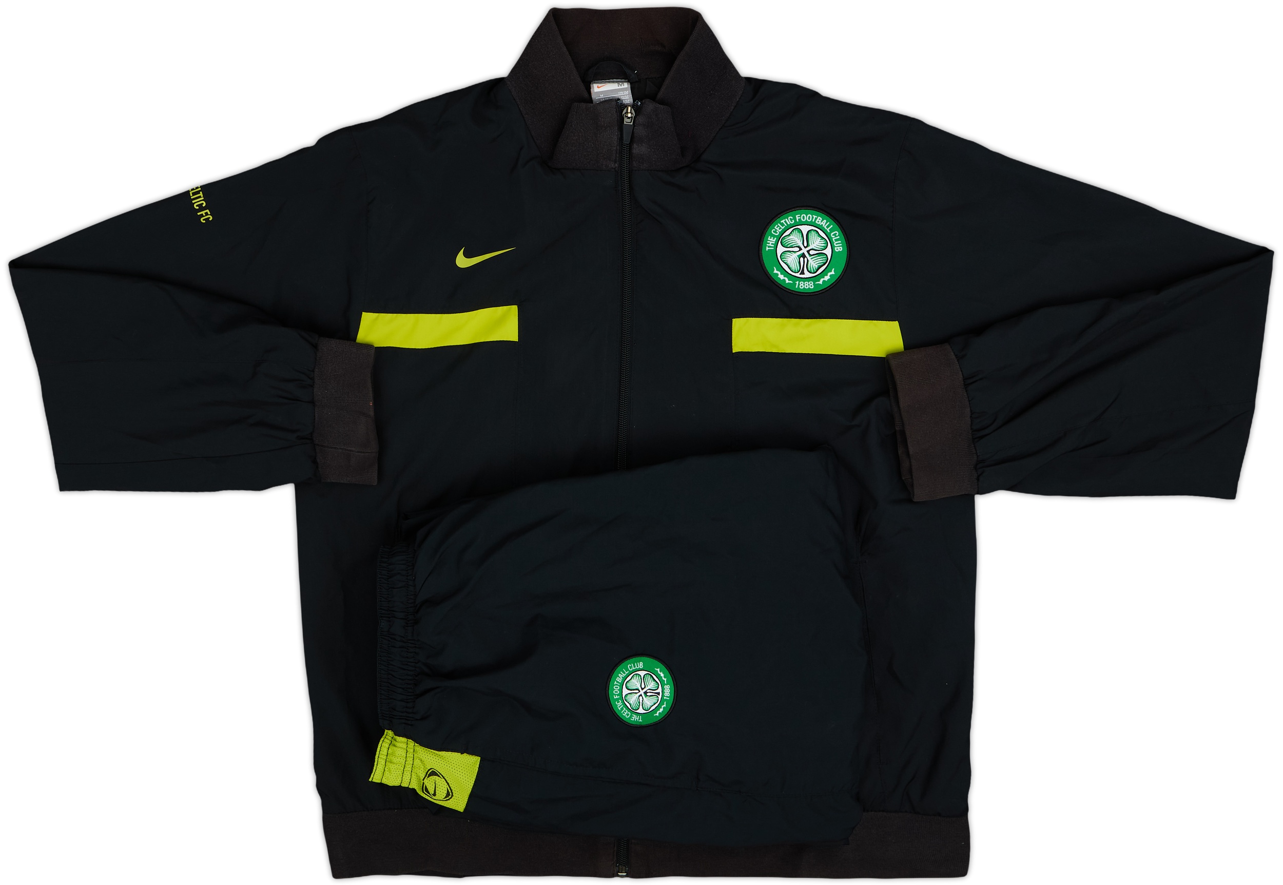 Celtic FC Nike シャツ Mサイズ 黒 2010/11 CELTIC Vintage Nike Goalkeeper Football Shirt Jersey