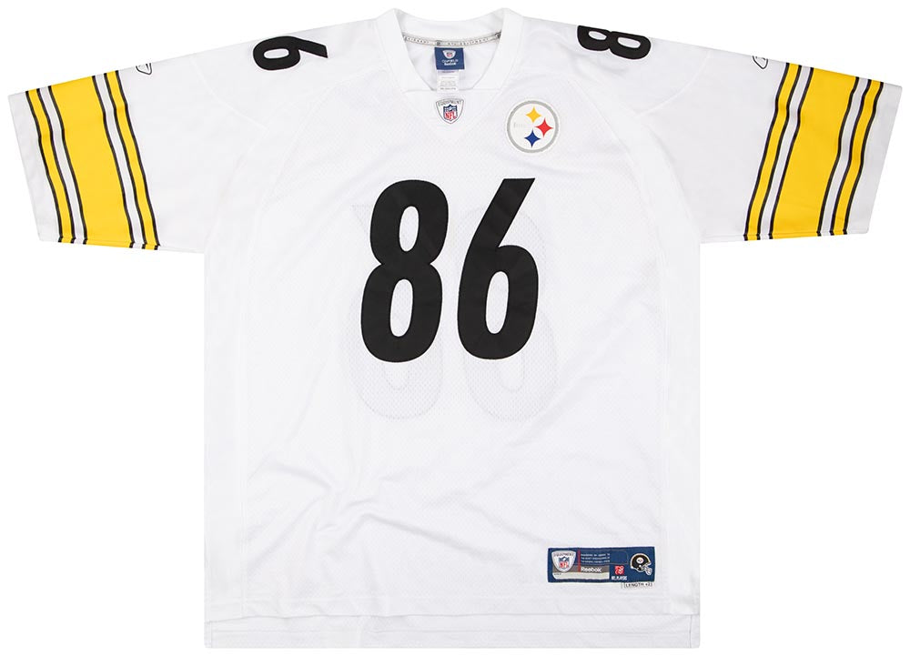2008-11 Pittsburgh Steelers Ward #86 Reebok Premier Jersey (Away) XXL