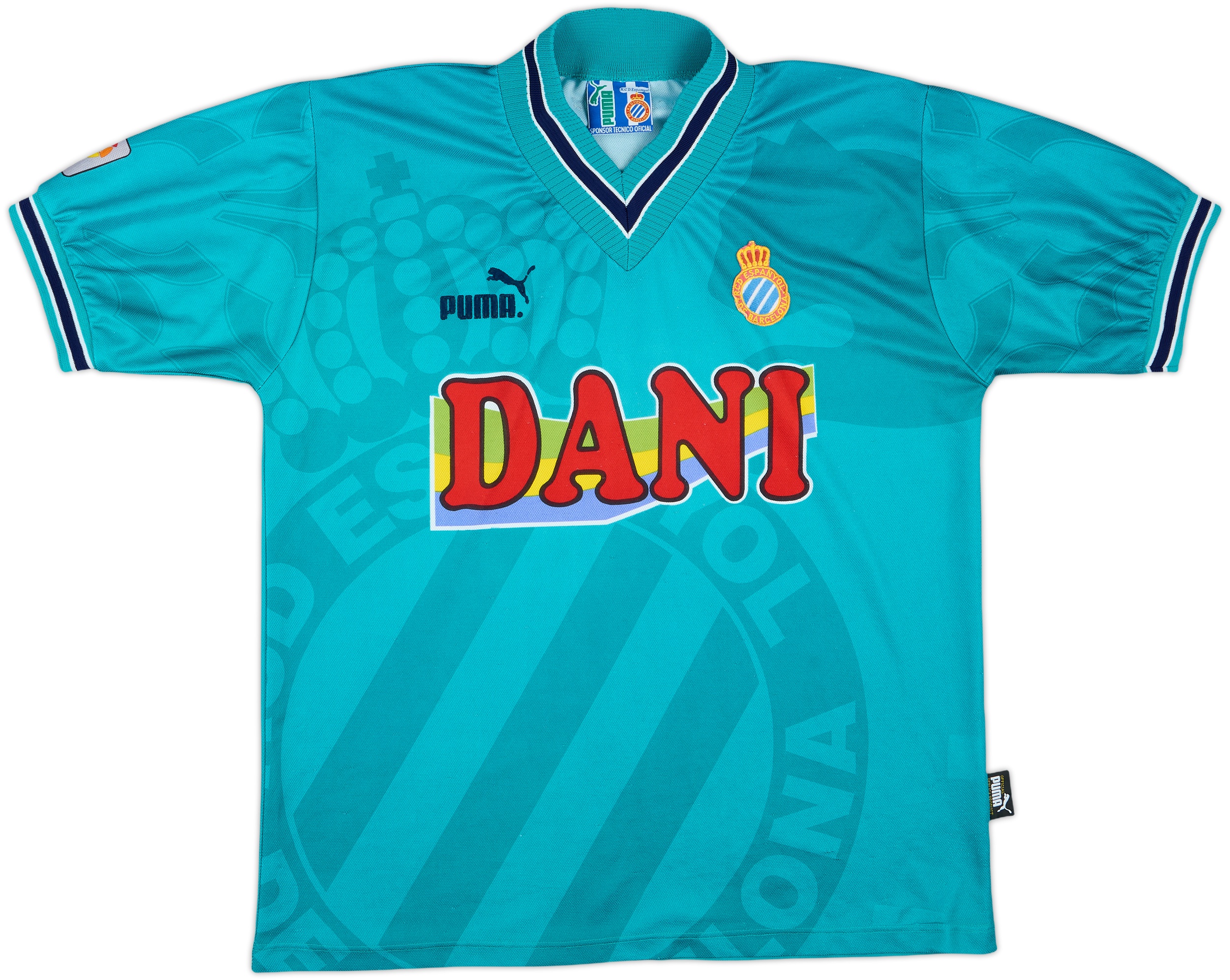 Maillot Original RCD Espanyol Barcelona 1996/97 – DANI, Taille L, PUMA