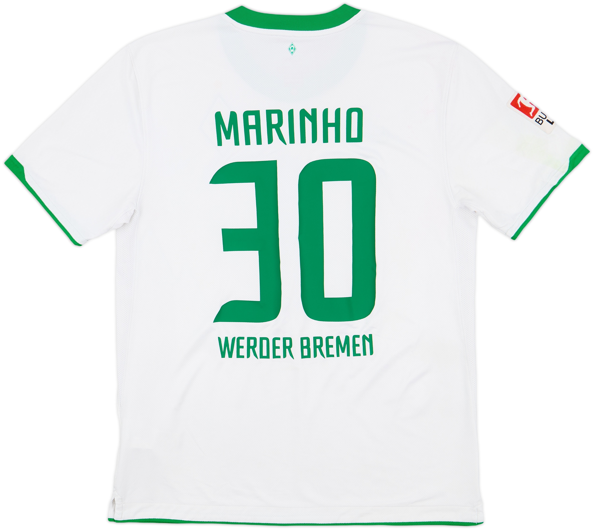 2010-11 Werder Bremen Away Shirt Marinho #30 - 6/10 - (L)