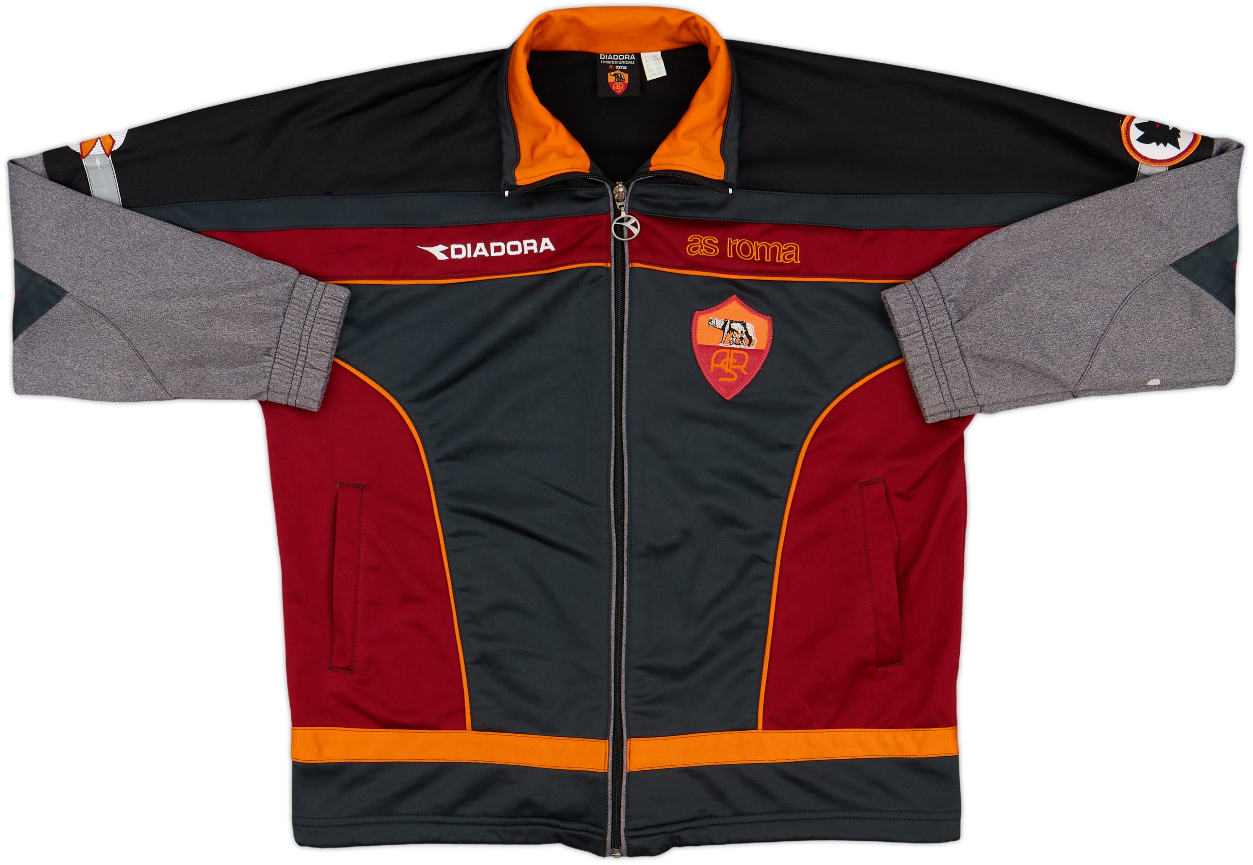 Maillot AS Roma Diadora 1999/00 – Totti, Taille XL, Domicile Rouge, Occasion