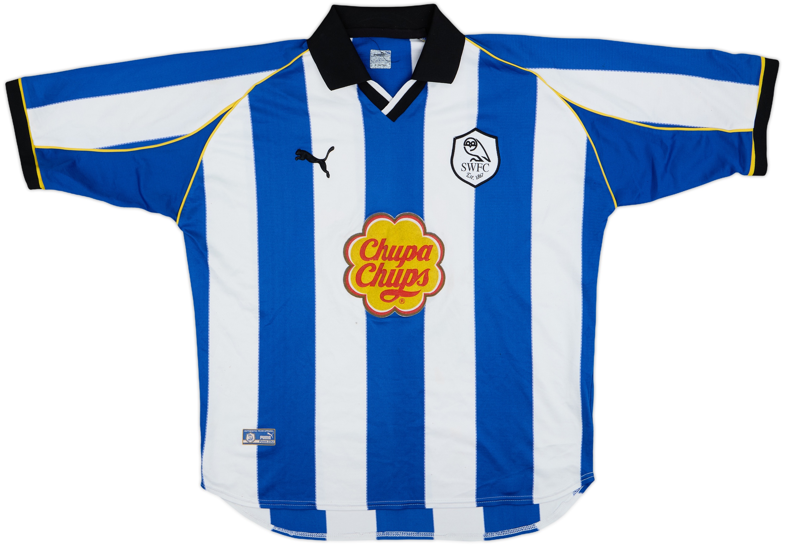 2000-01 Sheffield Wednesday Home Shirt - 7/10 - (XL)