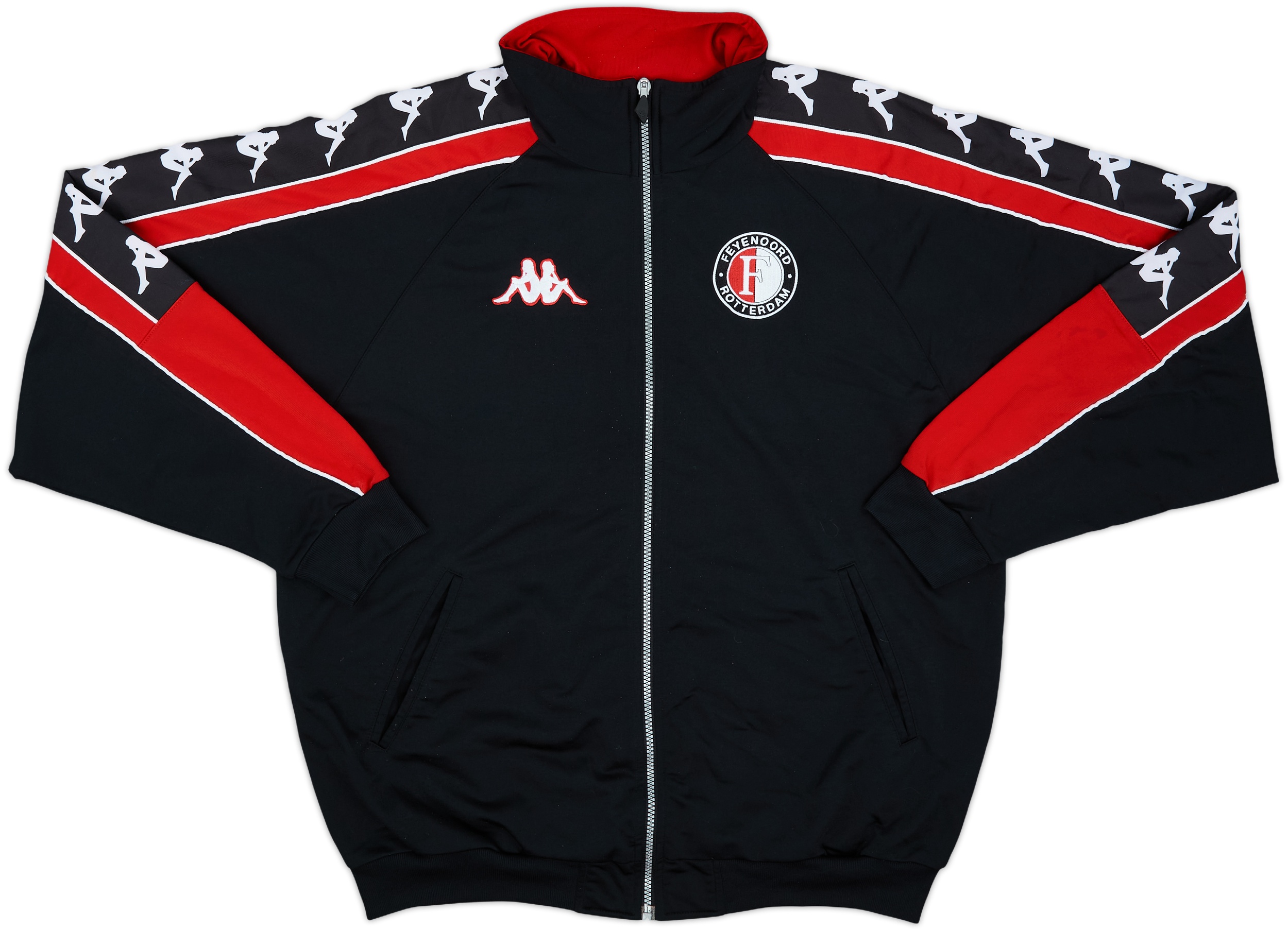ウェア KAPPA 00s FEYENOORD 07-08 BENCH JACKET 2000-01 Feyenoord Kappa Track Jacket - 8/10 - (L)