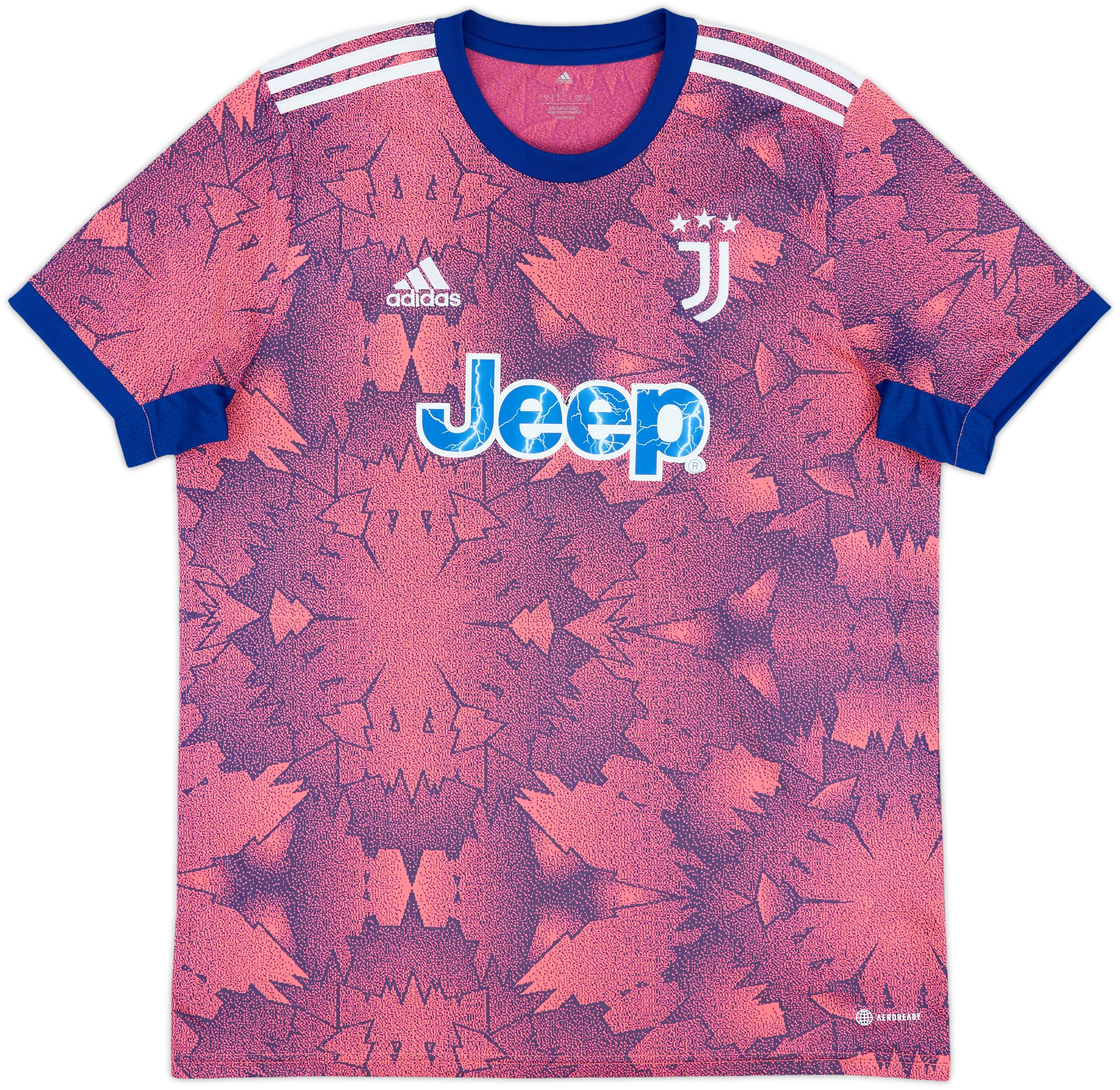 Juventus Vlahović 7 2022シーズンアウェイ 2022-23 Juventus Third Shirt Vlahovic #9 - 7/10 - (L)