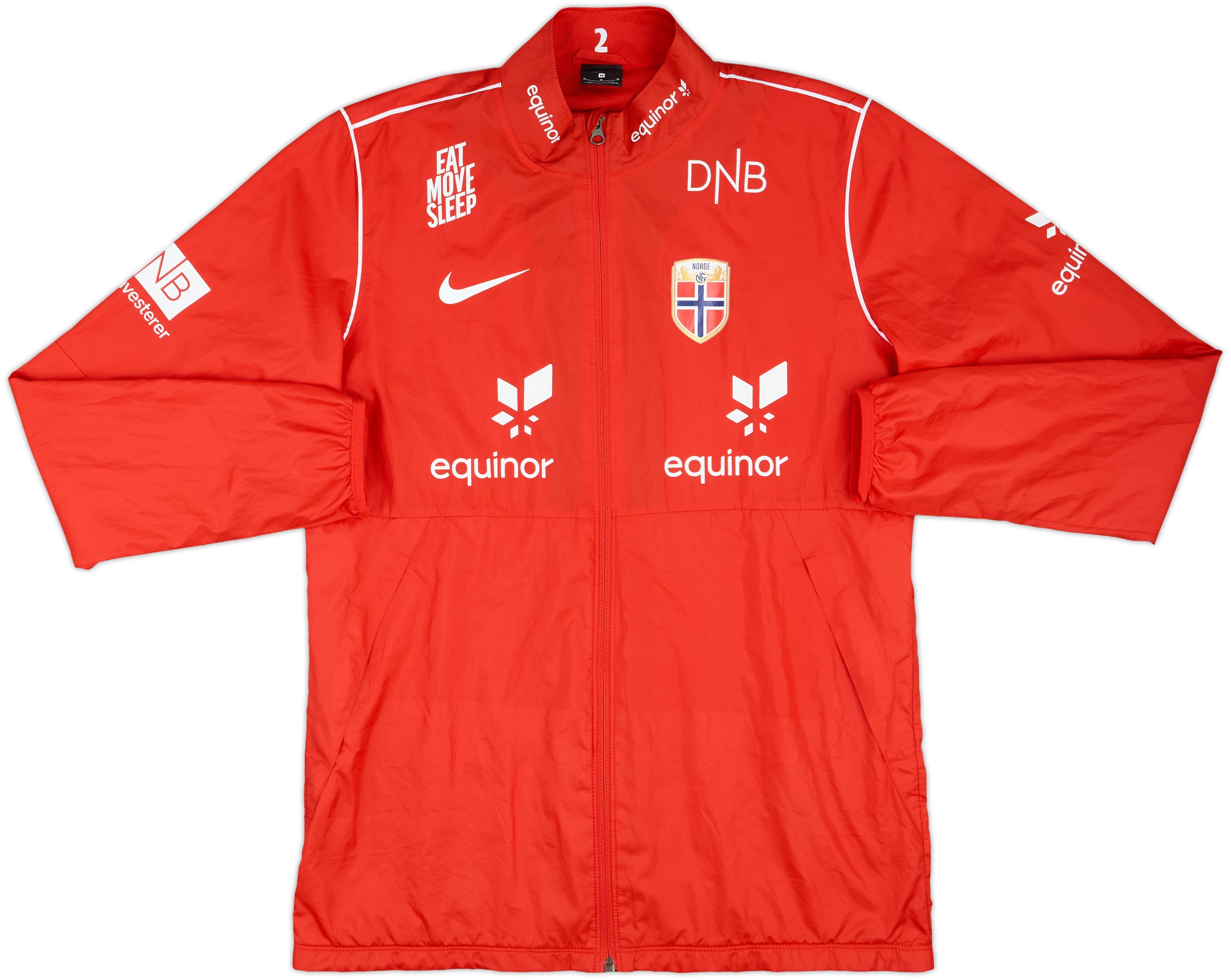 2020-21 Norway Player Issue Nike Track Jacket - 8/10 - (M)