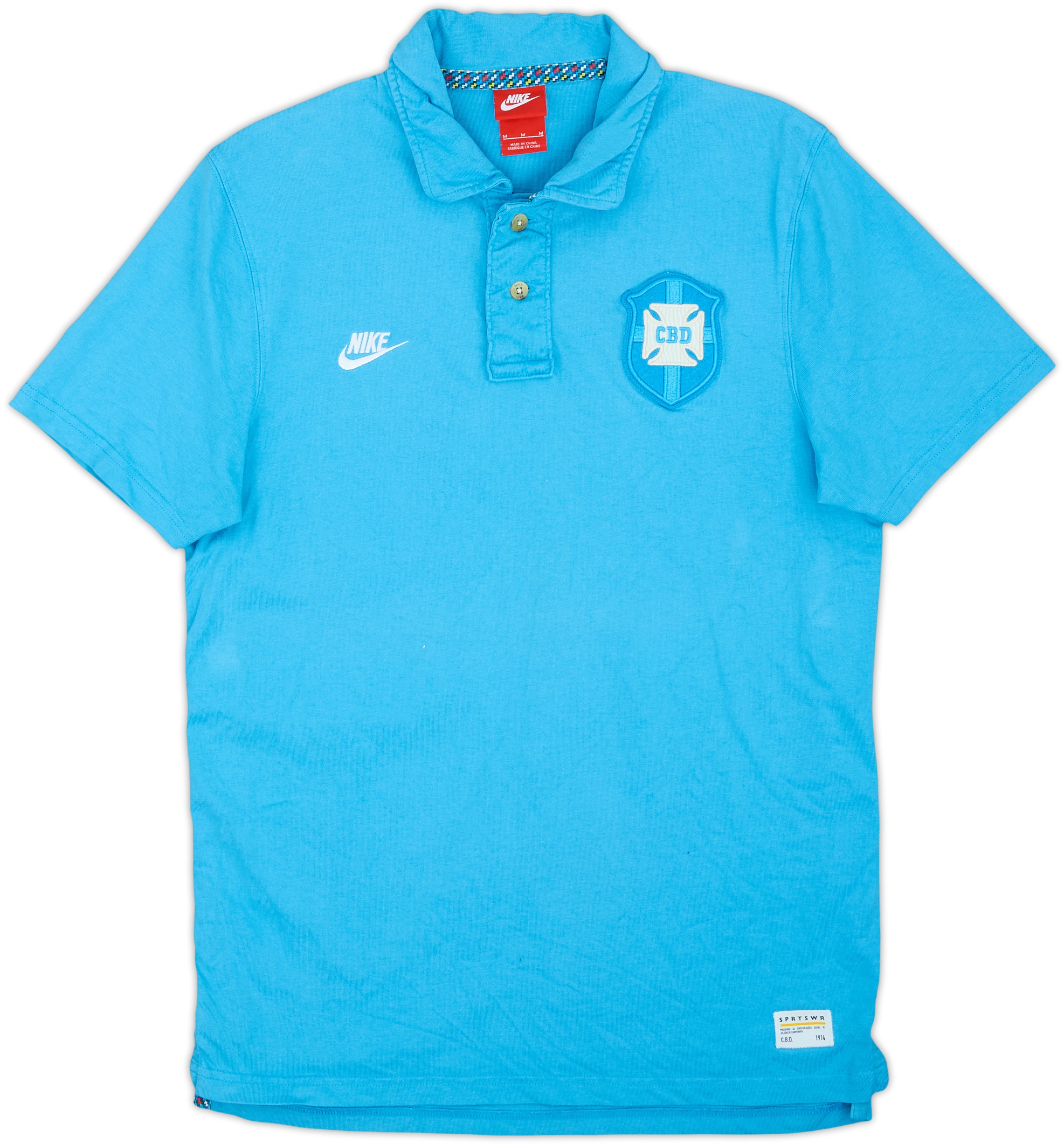 2014-15 Brazil Nike Polo Shirt - 9/10 - (M)