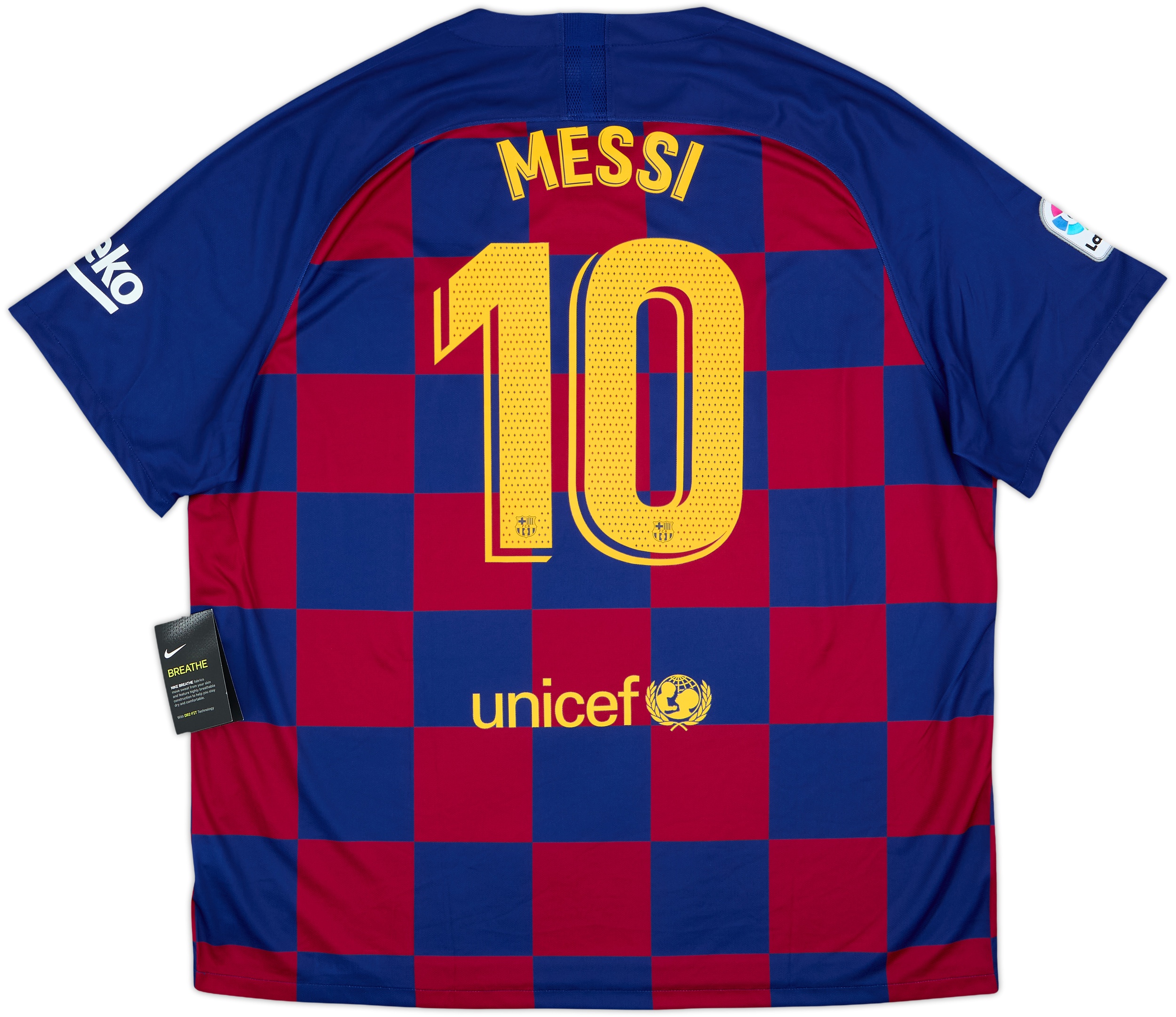 2019-20 Barcelona Home Shirt Messi #10 (3XL)