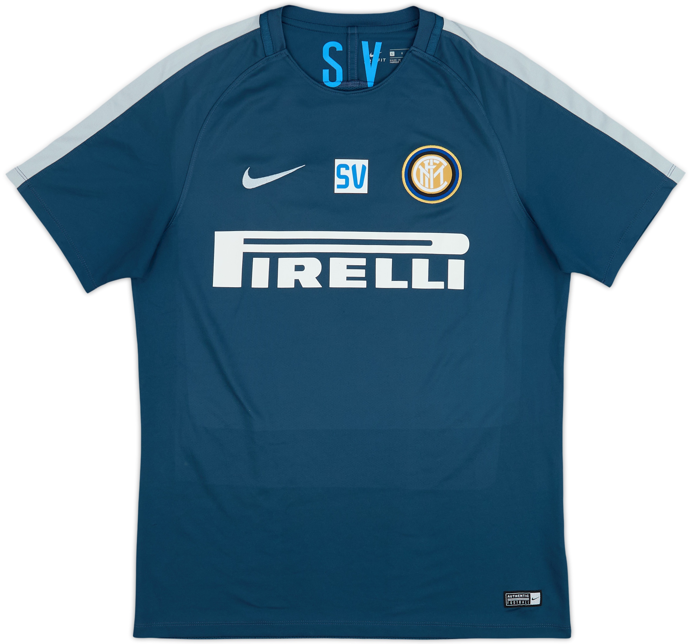 2016-17 Inter Milan Staff Issue Nike Training Shirt (S. Vecchi