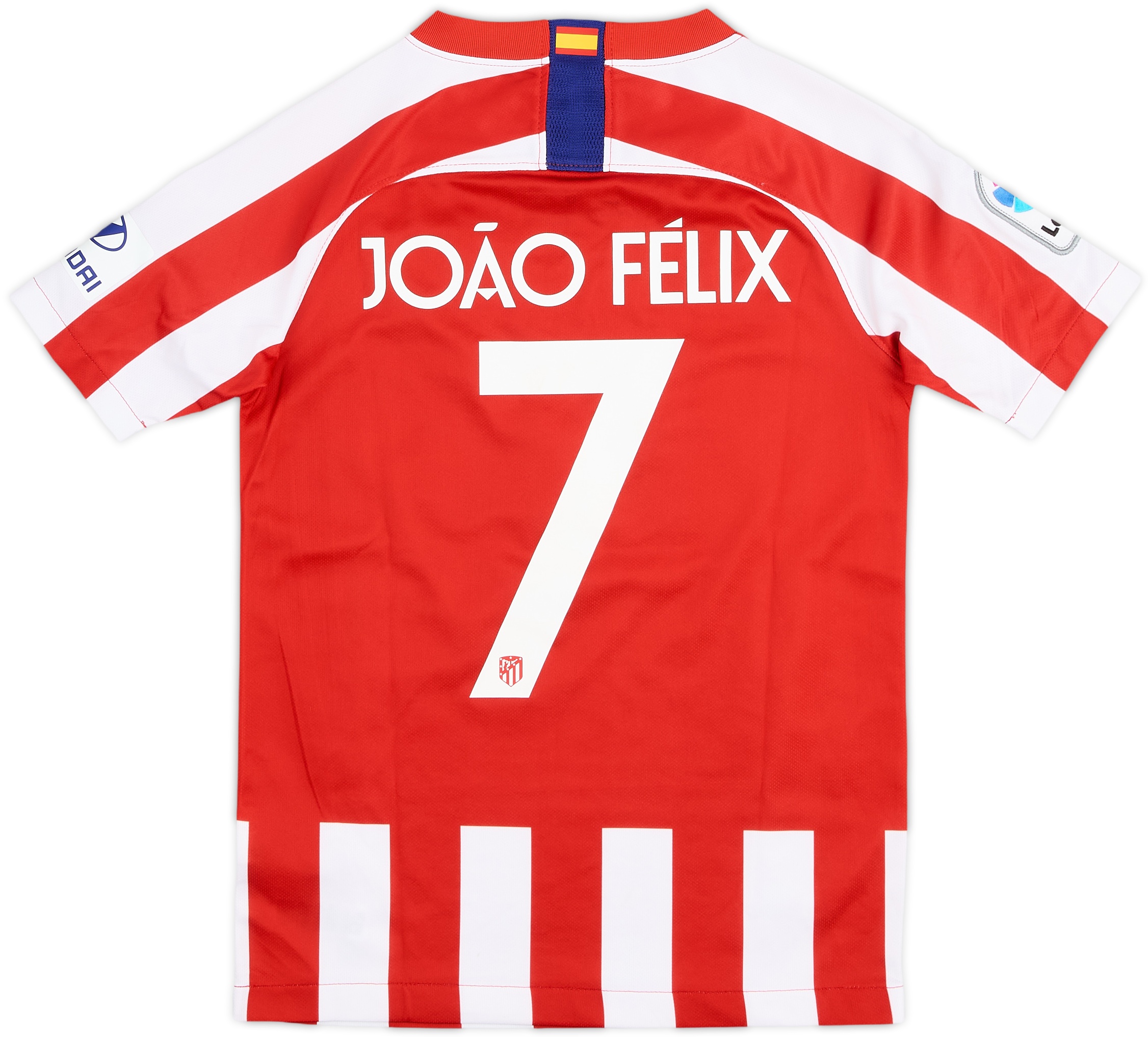 2019-20 Atletico Madrid Home Shirt Joao Felix #7 - 9/10 - (S.Boys)