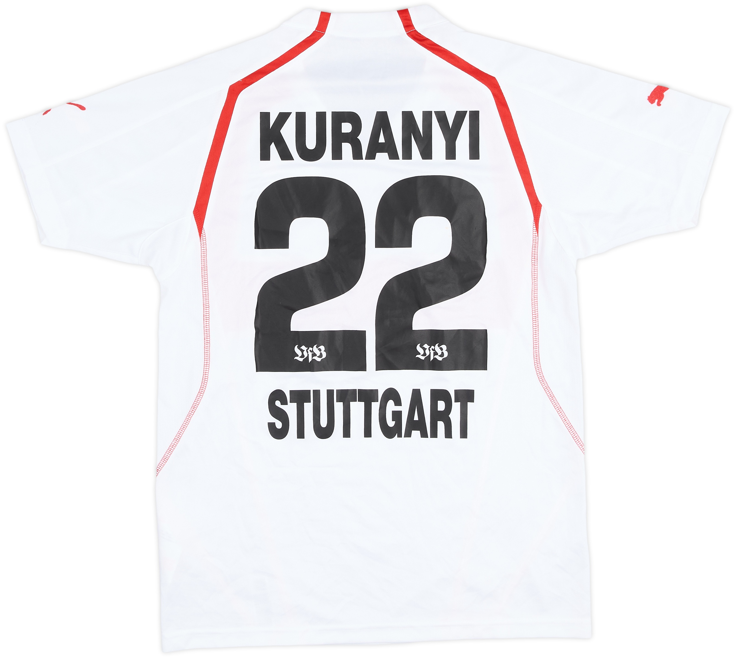 2004-05 Stuttgart Home Shirt Kuranyi #22 - 7/10 - (M.Boys)