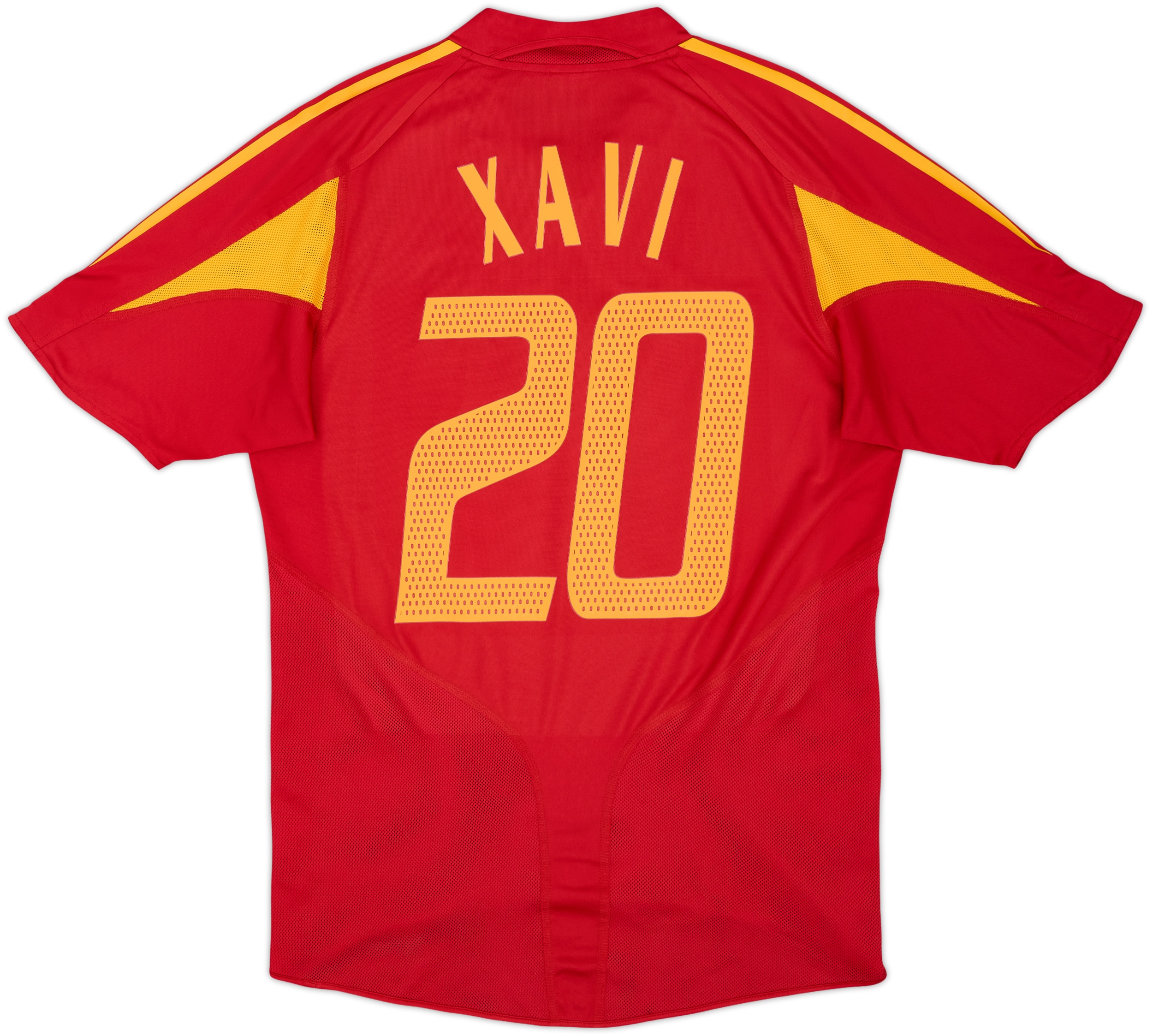 2004-06 Spain Home Shirt Xavi #20 - 8/10 - (M)