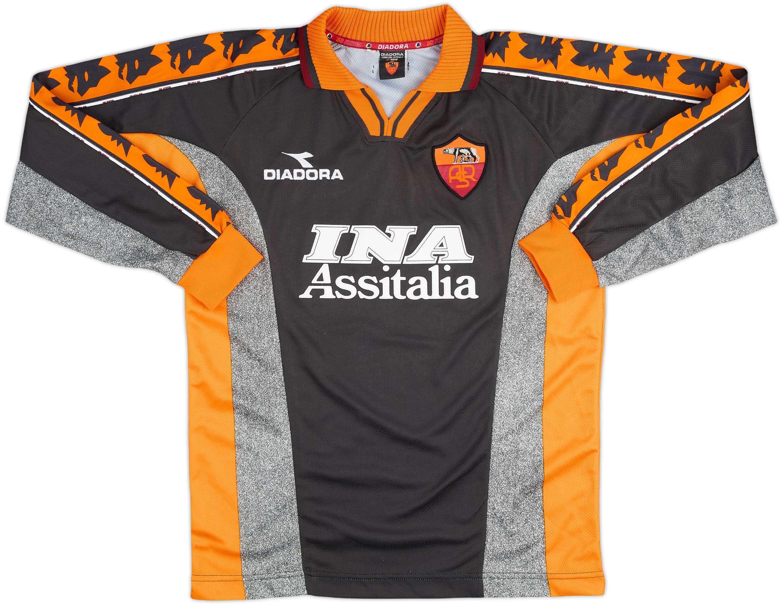 1998-99 Roma Third L/S Shirt - 8/10 - (M)