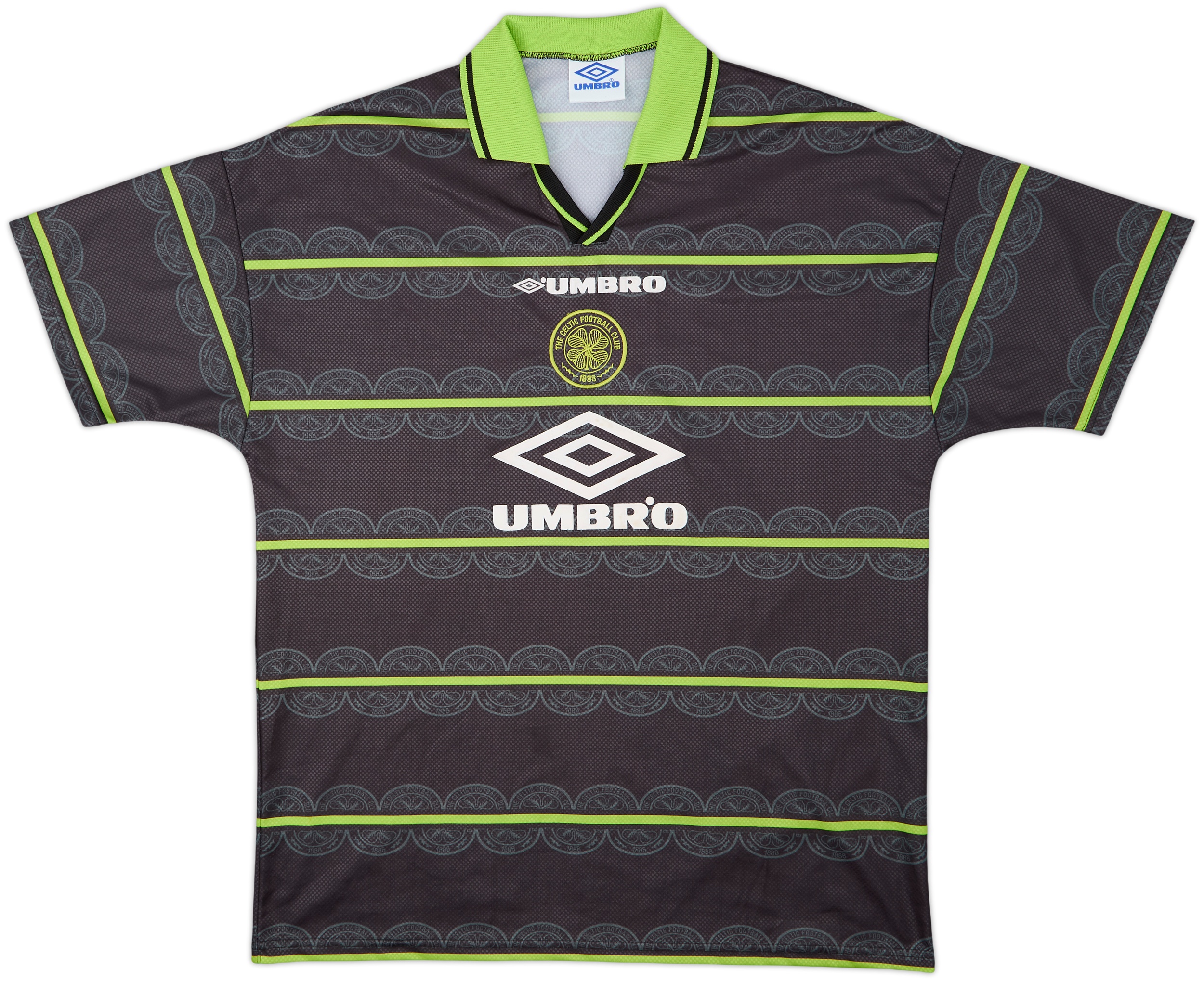 1998-99 Celtic Away Shirt Larsson #7 - 9/10 - (XXL)